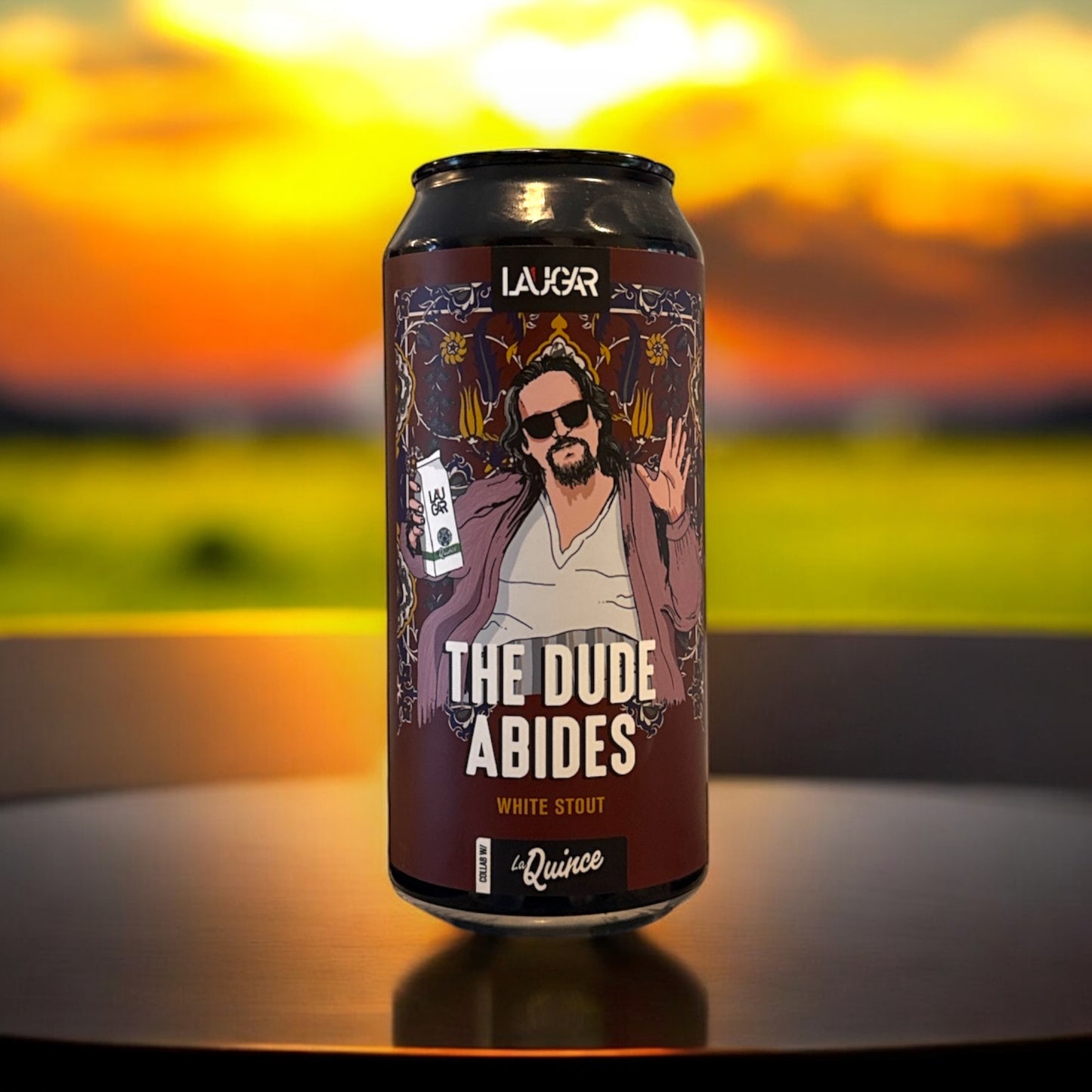 LA QUINCE W/ LAUGAR THE DUDE ABIDES WHITE STOUT 440ml
