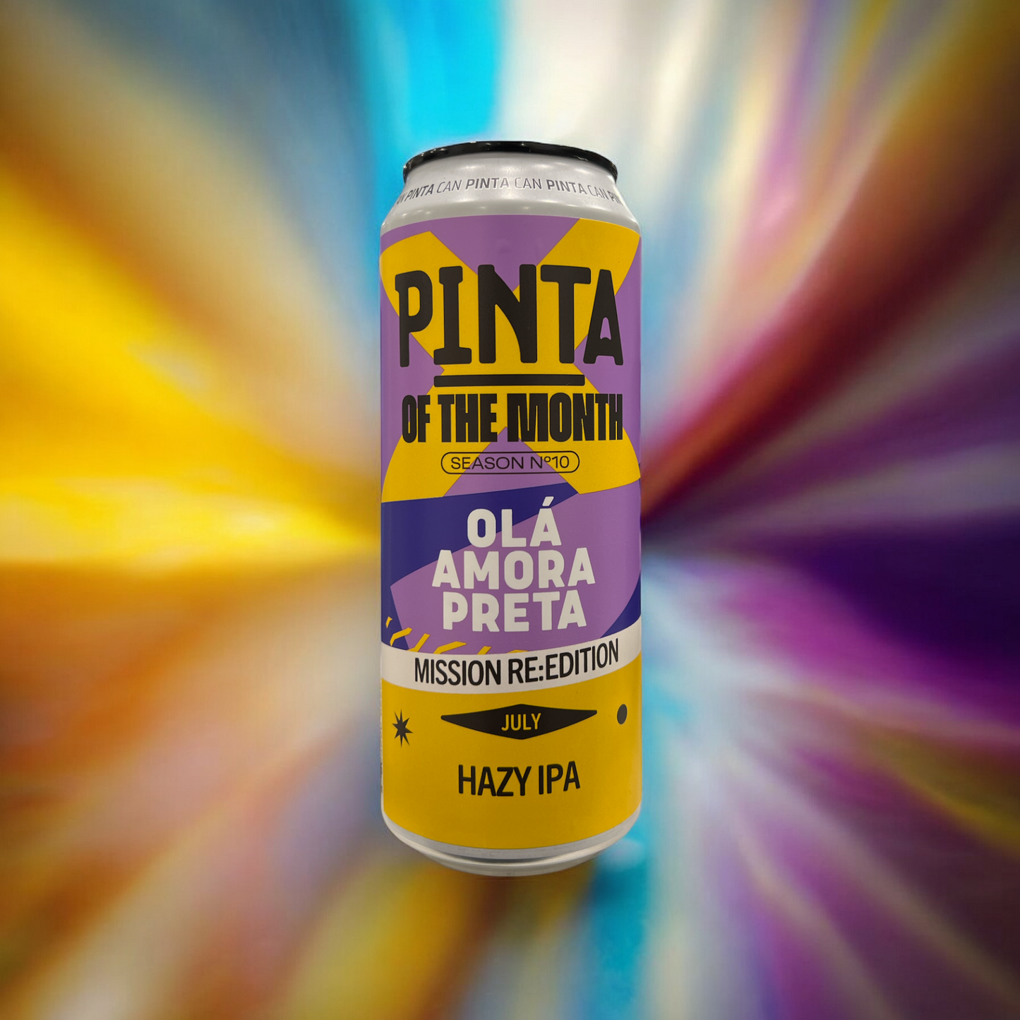 PINTA OLA AMORA PRETA HAZY IPA 500ml
