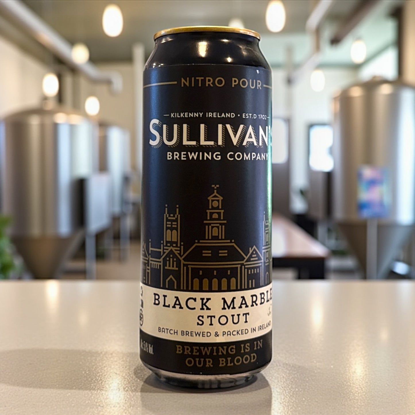SULLIVAN'S BLACK MARBLE IRISH STOUT NITRO LATA 440ml