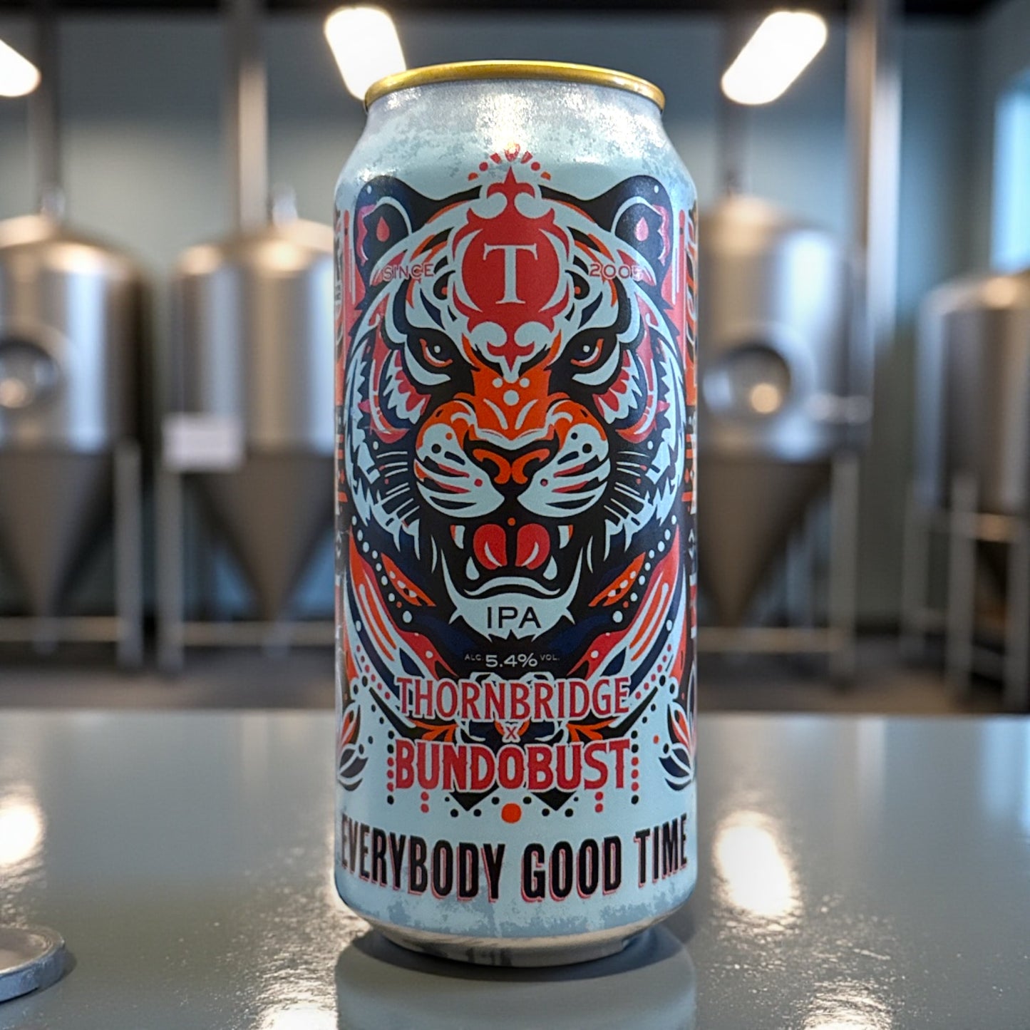 THORNBRIDGE w/ BUNDOBUST EVERYBODY GOOD TIME IPA LATA 440ml