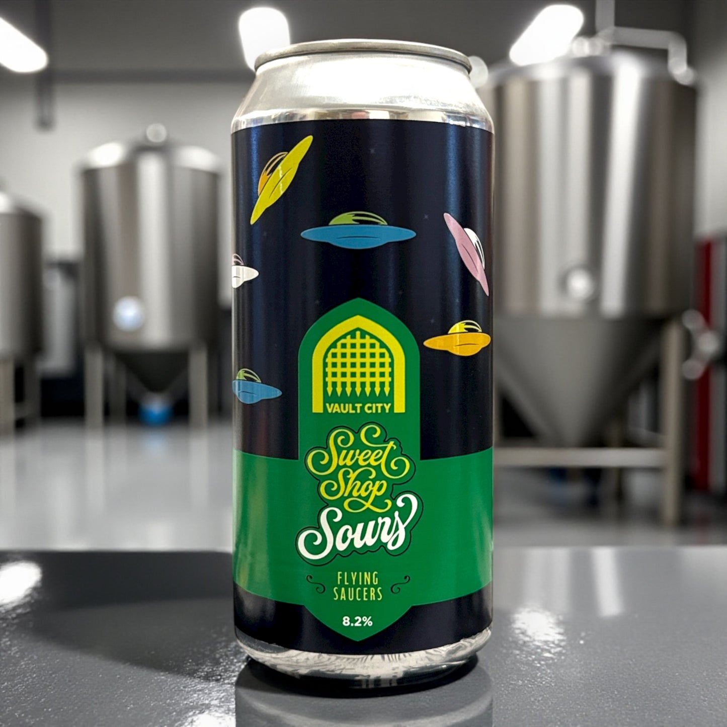 VAULT CITY SWEET SHOP FLYING SAUCERS SOUR LATA 440ml