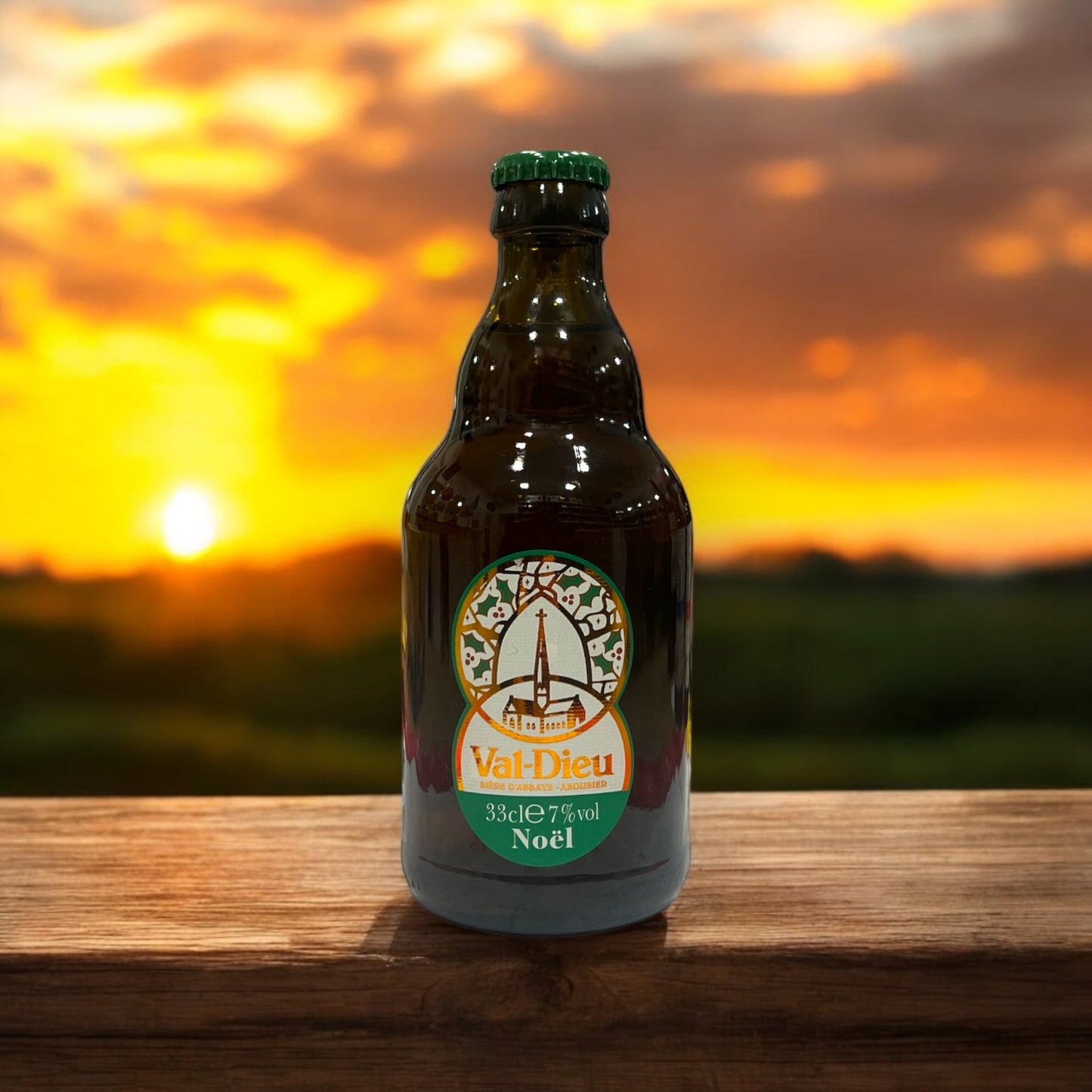VAL-DIEU NOEL CERVEZA DE ABADIA BOTELLA 330 ML.