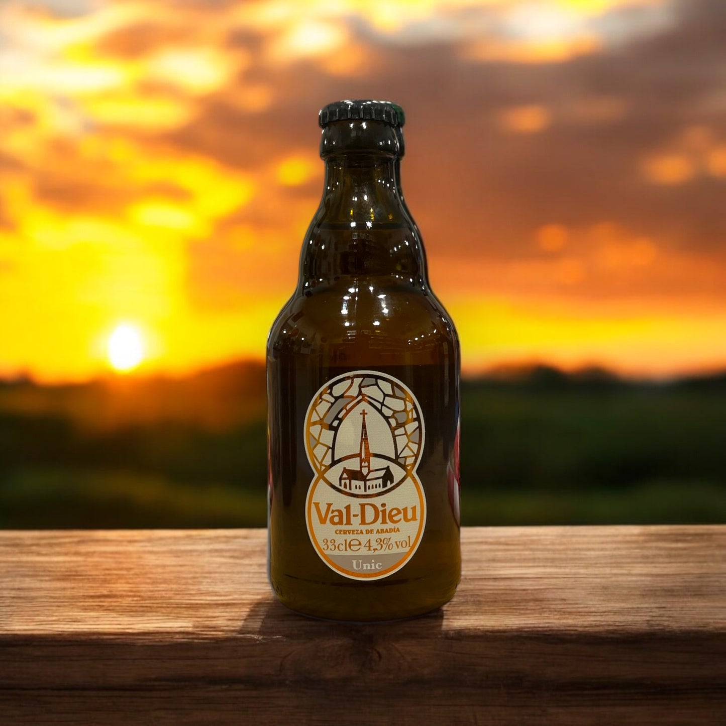 VAL-DIEU UNIC CERVEZA DE ABADIA. BOTELLA 330 ML.