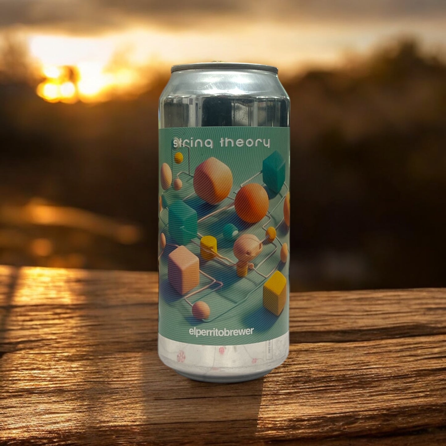 EL PERRITO STRING THEORY NE AMERICAN PALE ALE. LATA 440 ML.