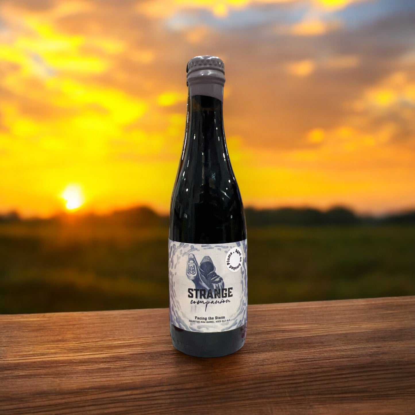 STRANGER. FACING THE STORM. AGED OLD ALE. BOTELLA 375 ML.