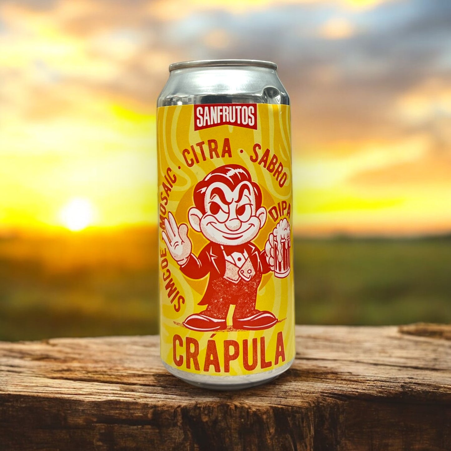SAN FRUTOS. CRAPULA. DIPA. LATA 440 ML.
