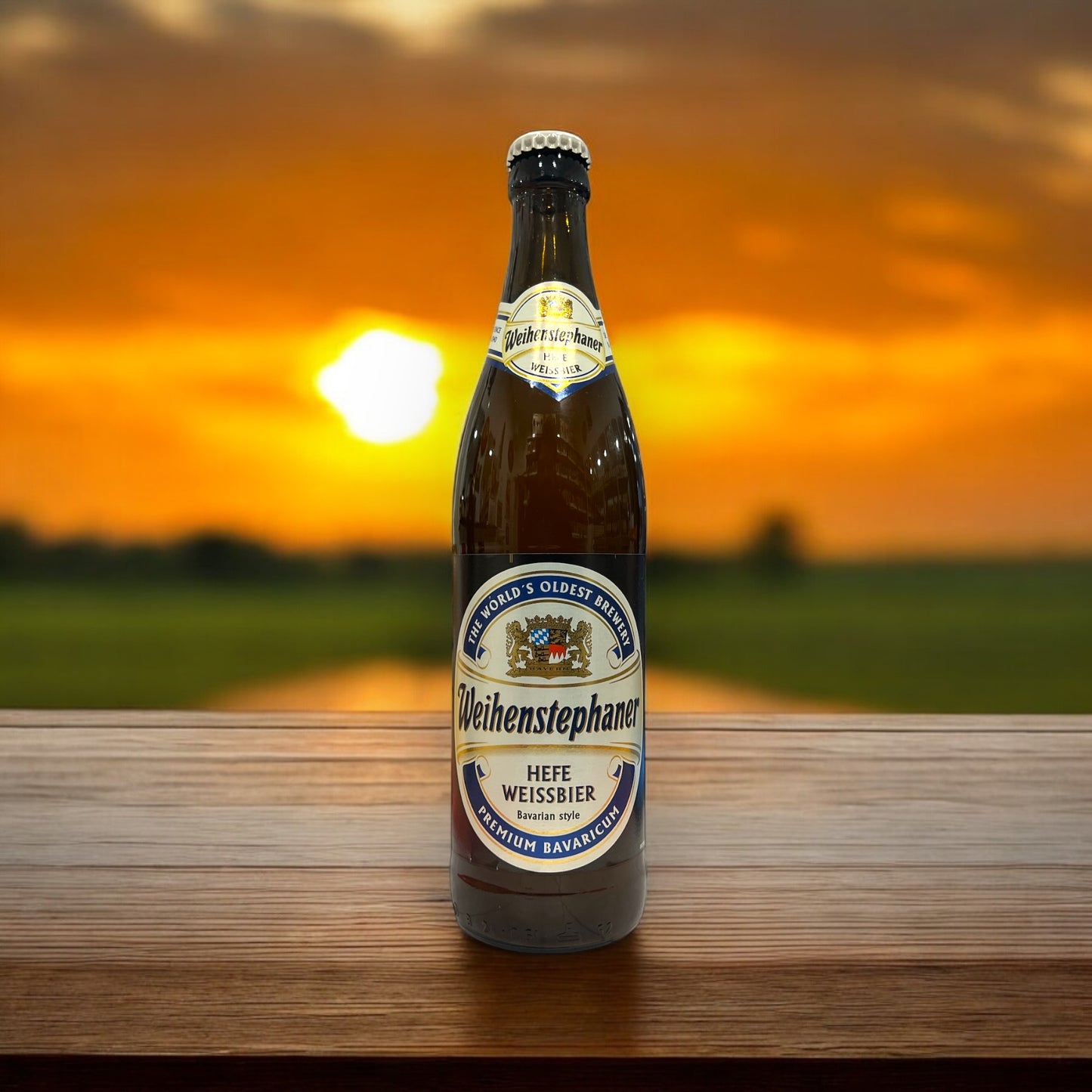 WEIHENSTEPHANER. HEFE WEISSBIER. BOTELLA 500 ML.