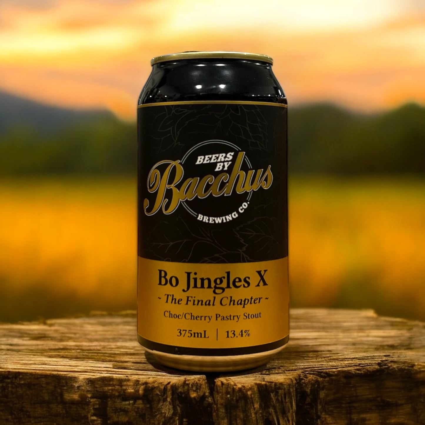 BACCHUS BO JINGLES X THE FINAL CHAPTER CHOCOLATE CHERRY PASTRY STOUT LATA 375