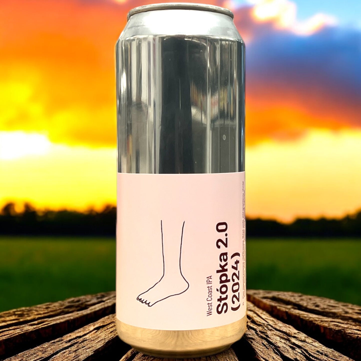 ZIEMIA OBIECANA W/PIWNA STOPA STOPA 2.0 2024 WEST COAST IPA LATA 500 ML.