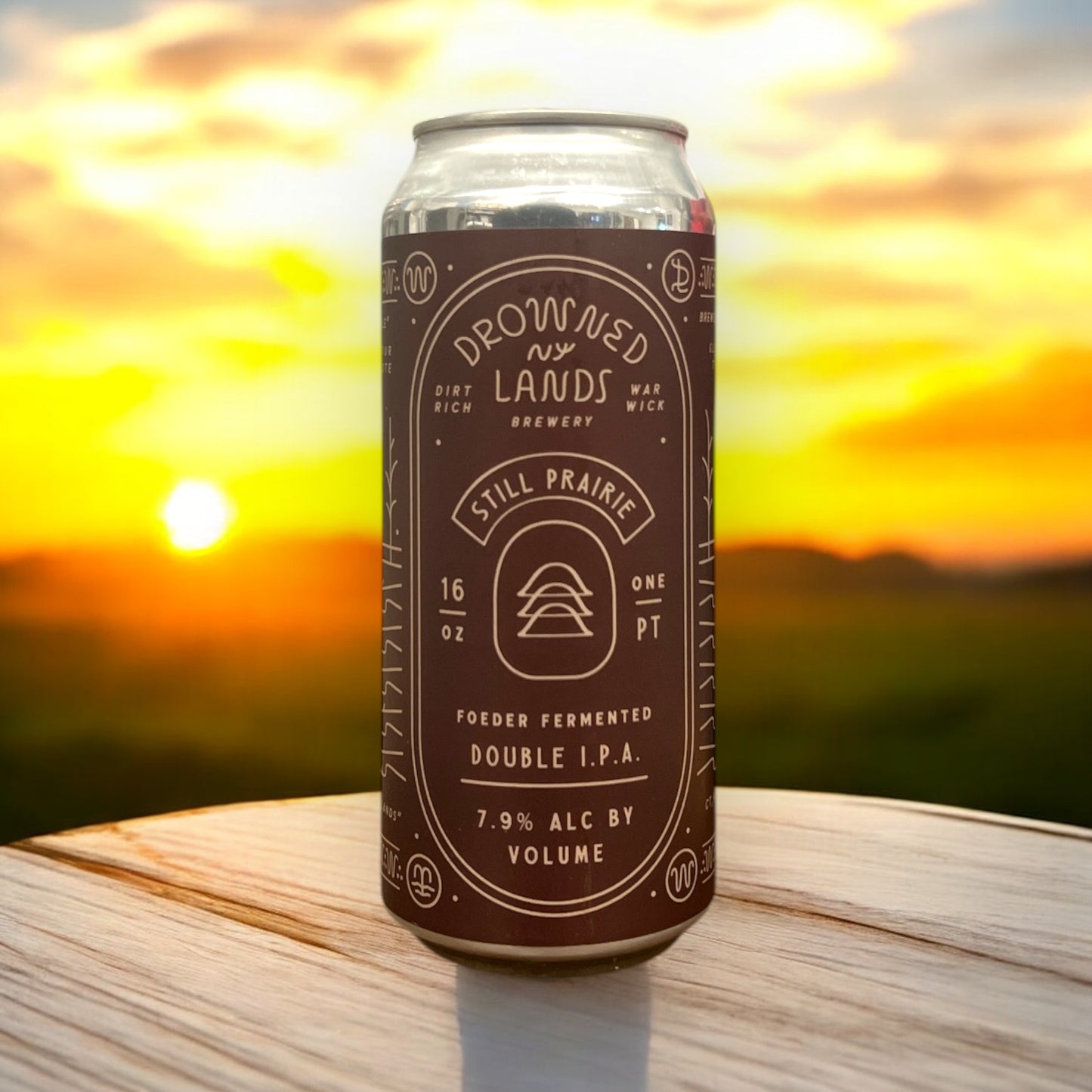 DROWNED LAND STILL PRAIRIER DOBLE INDIAN PALE ALE LATA 440 ML.