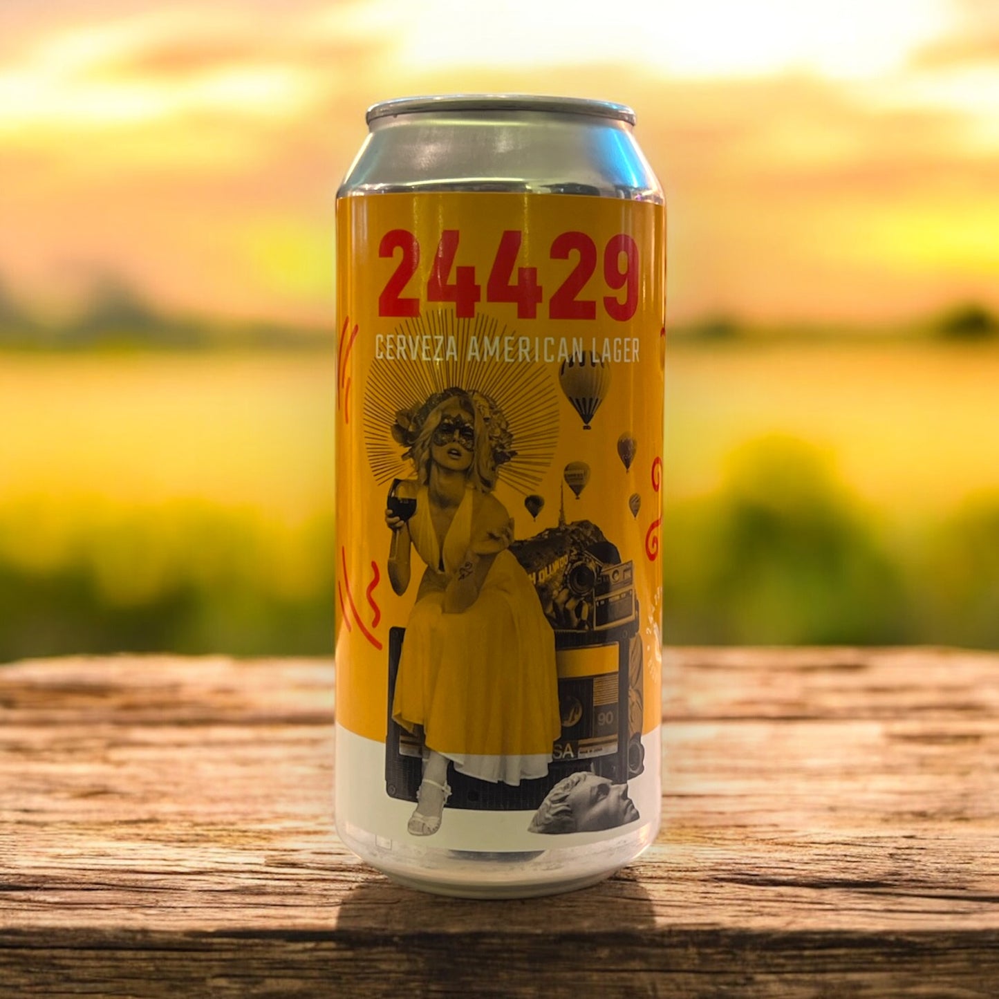 CASTREÑA 24429 AMERICAN LAGER SIN GLUTEN LATA 440 ML.
