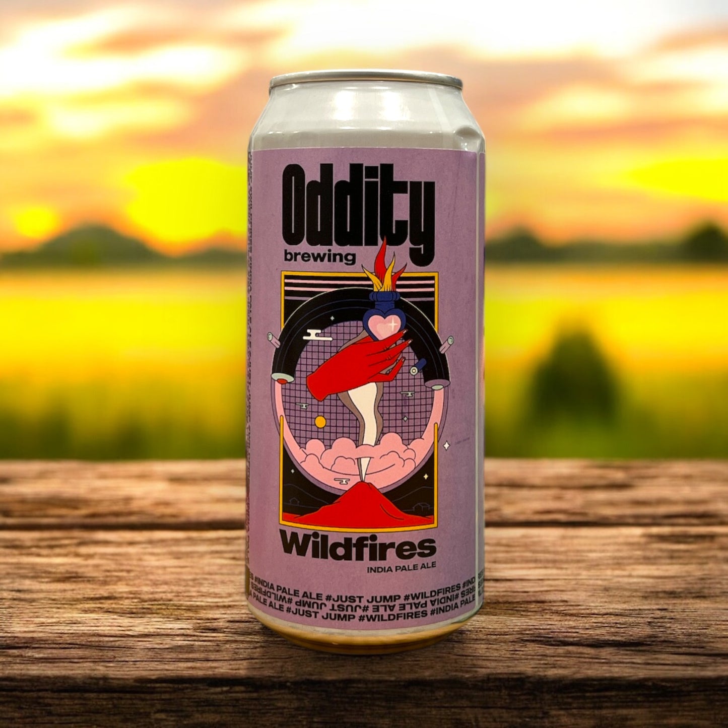 ODDITY WILDFIRES INDIAN PALE ALE LATA 440 ML.