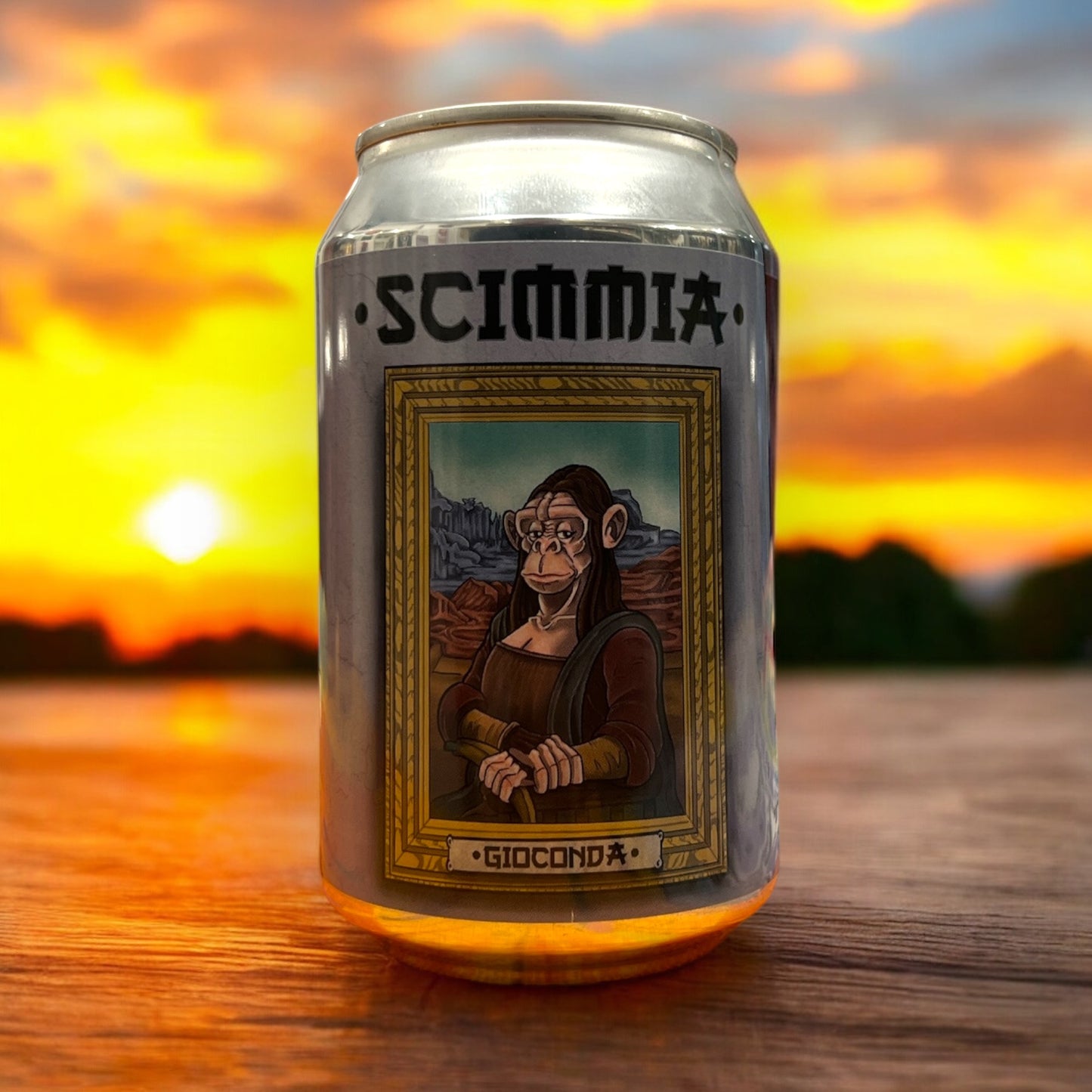 SCIMMIDIA GIOCONDA INDIAN PALE LAGER SIN GLUTEN LATA 330 ML.