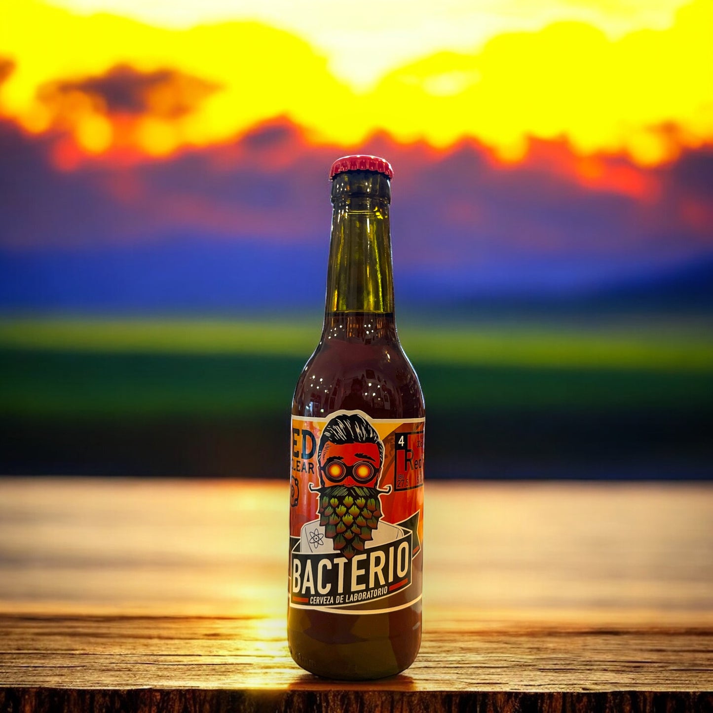 BACTERIO RED NUCLEAR IRISH RED BOTELLA 330 ML.