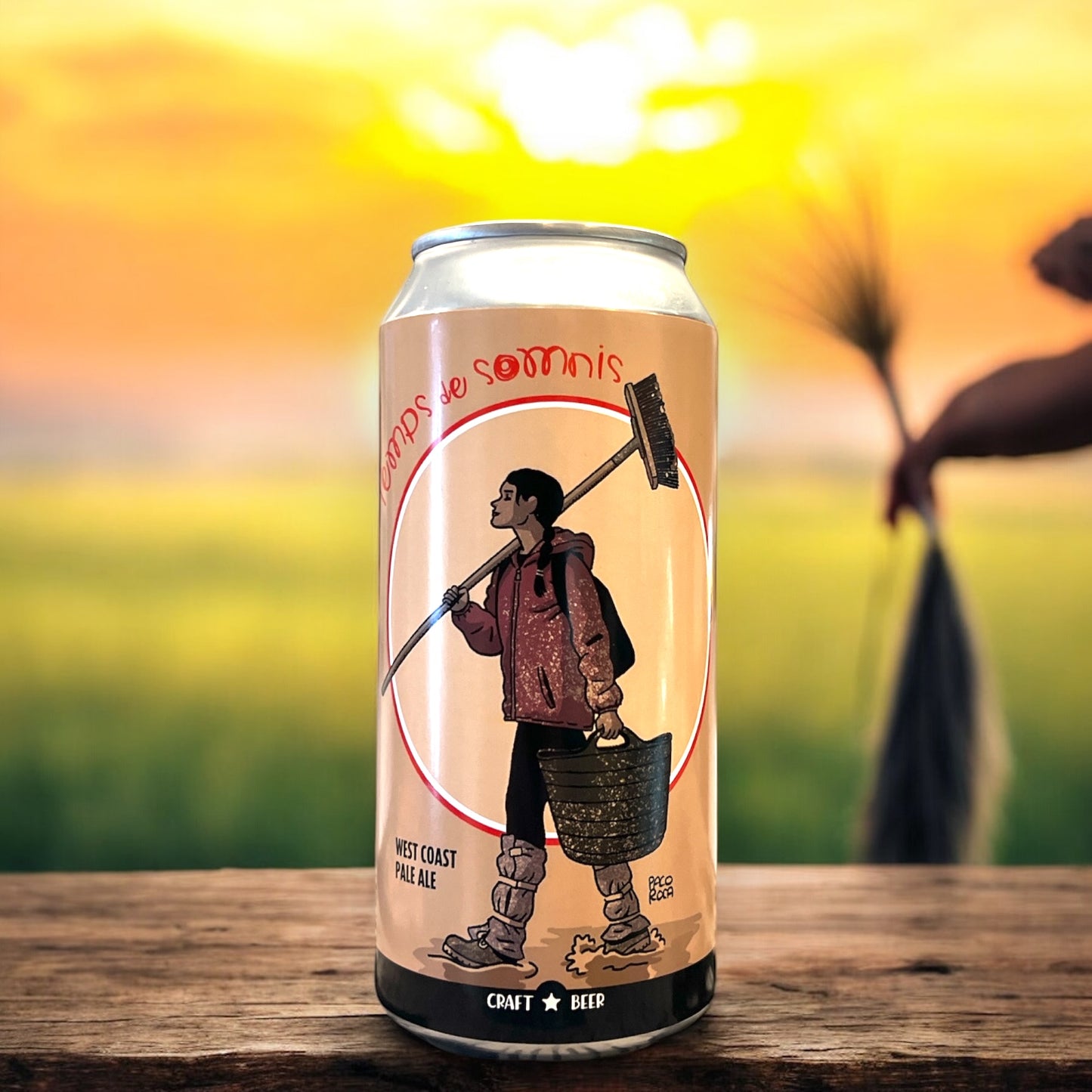 SAN FRUTOS TEMPS DE SOMNIS WEST COAST PALE ALE SIN GLUTEN LATA 440 ML.