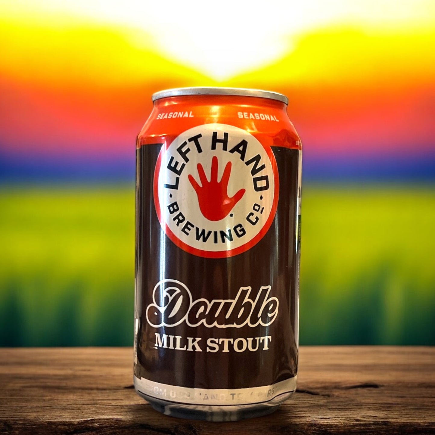 LEFT HAND DOUBLE MILK STOUT LATA 355 ML.