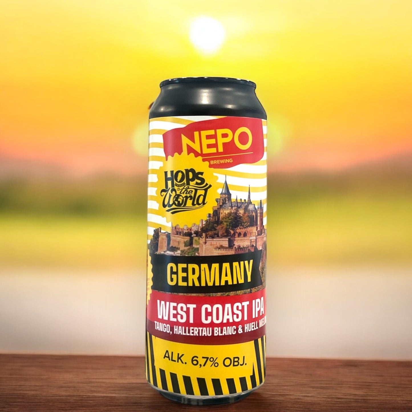 NEPOMUCEN HOPS AROUND THE WORLD: GERMANY WEST COAST IPA 50cl