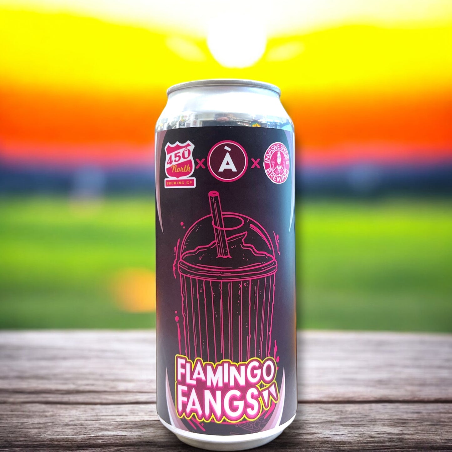 450 NORTH SLUSHY XL FLAMINGO FANGS SMOOTHIE SOUR 473ml