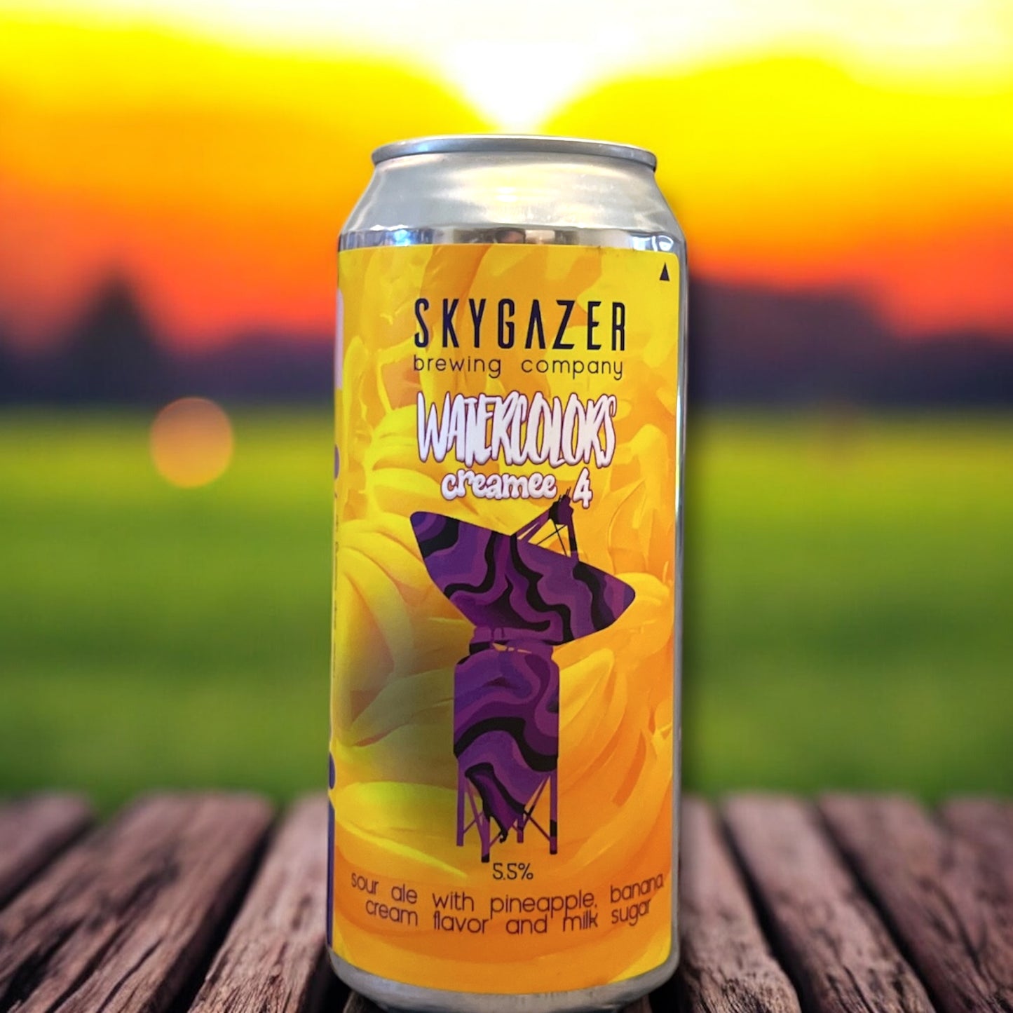 SKYGAZER WATERCOLORS CREAMEE 4 FRUIT SOUR 475ml