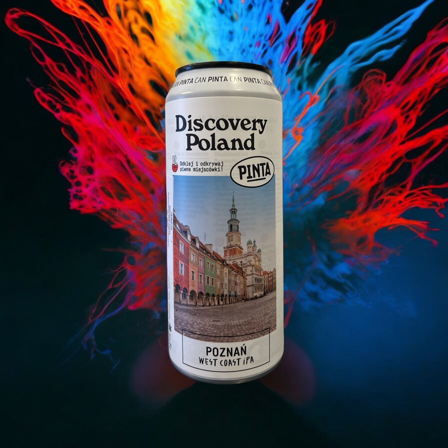 PINTA DISCOVERY POLAND POZNAN WEST COAST IPA 500ml
