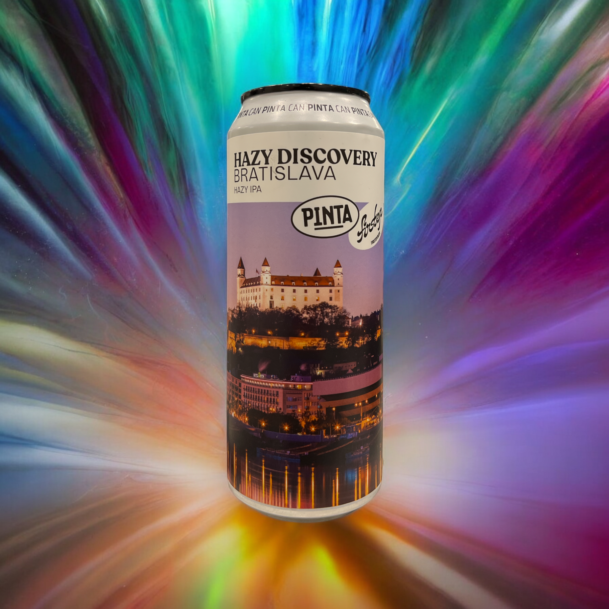 PINTA W FIRSTEP DISCOVERY BRATISLAVA HAZY IPA 50 cl - Hidden Beers