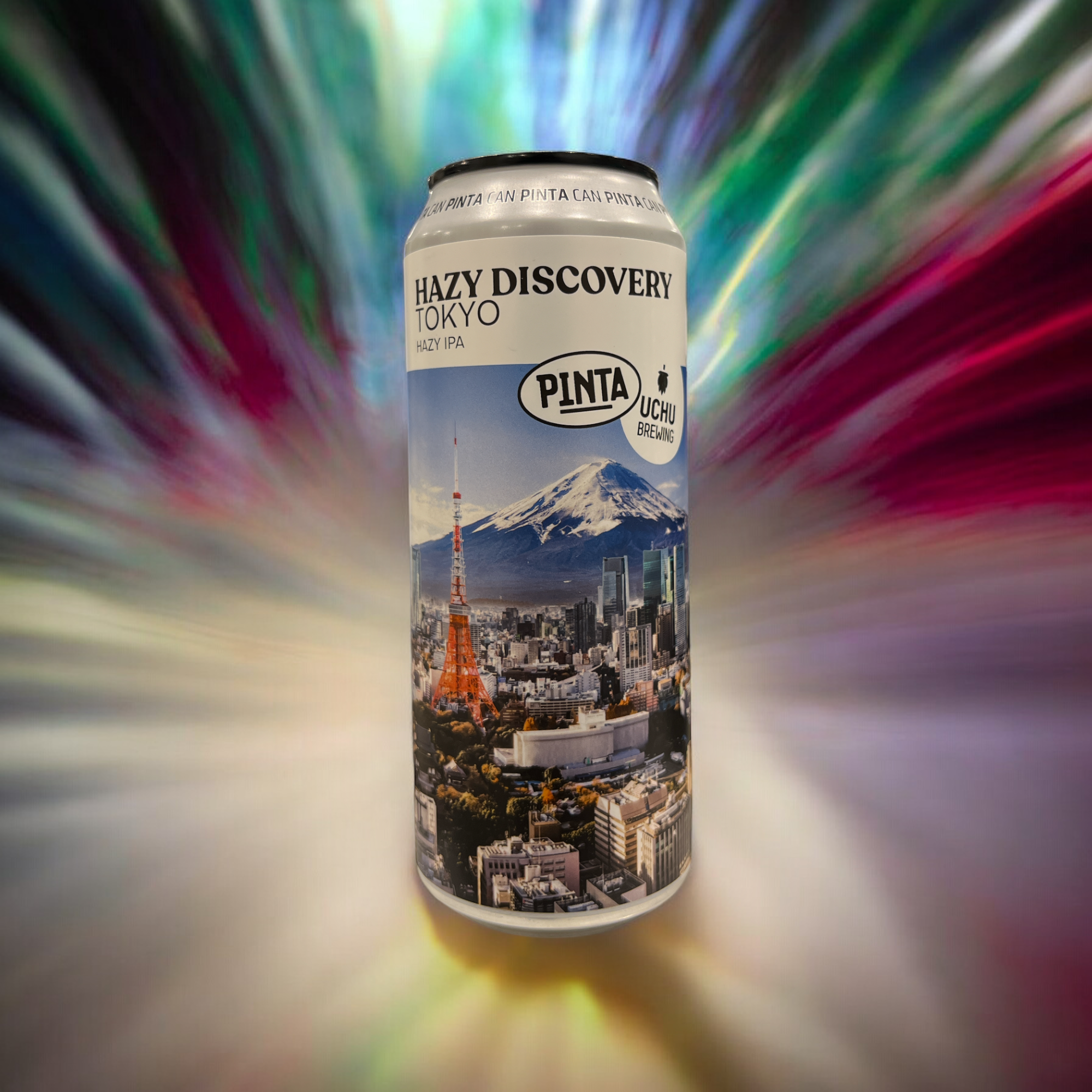 PINTA W  UCHU DISCOVERY TOKIO HAZY IPA 50 cl - Hidden Beers