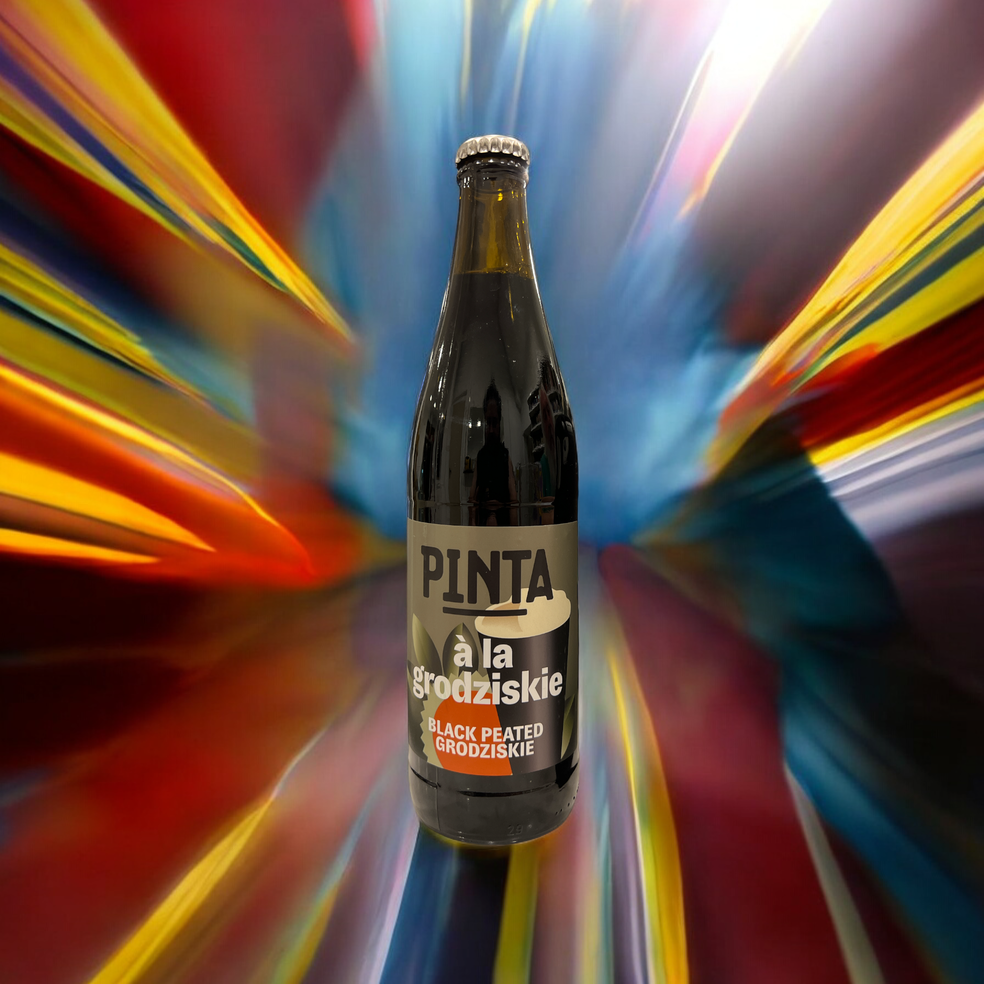 PINTA A LA GRODZISKIE BLACK PEATED GRODZISKIE BOTELLA 50cl - Hidden Beers