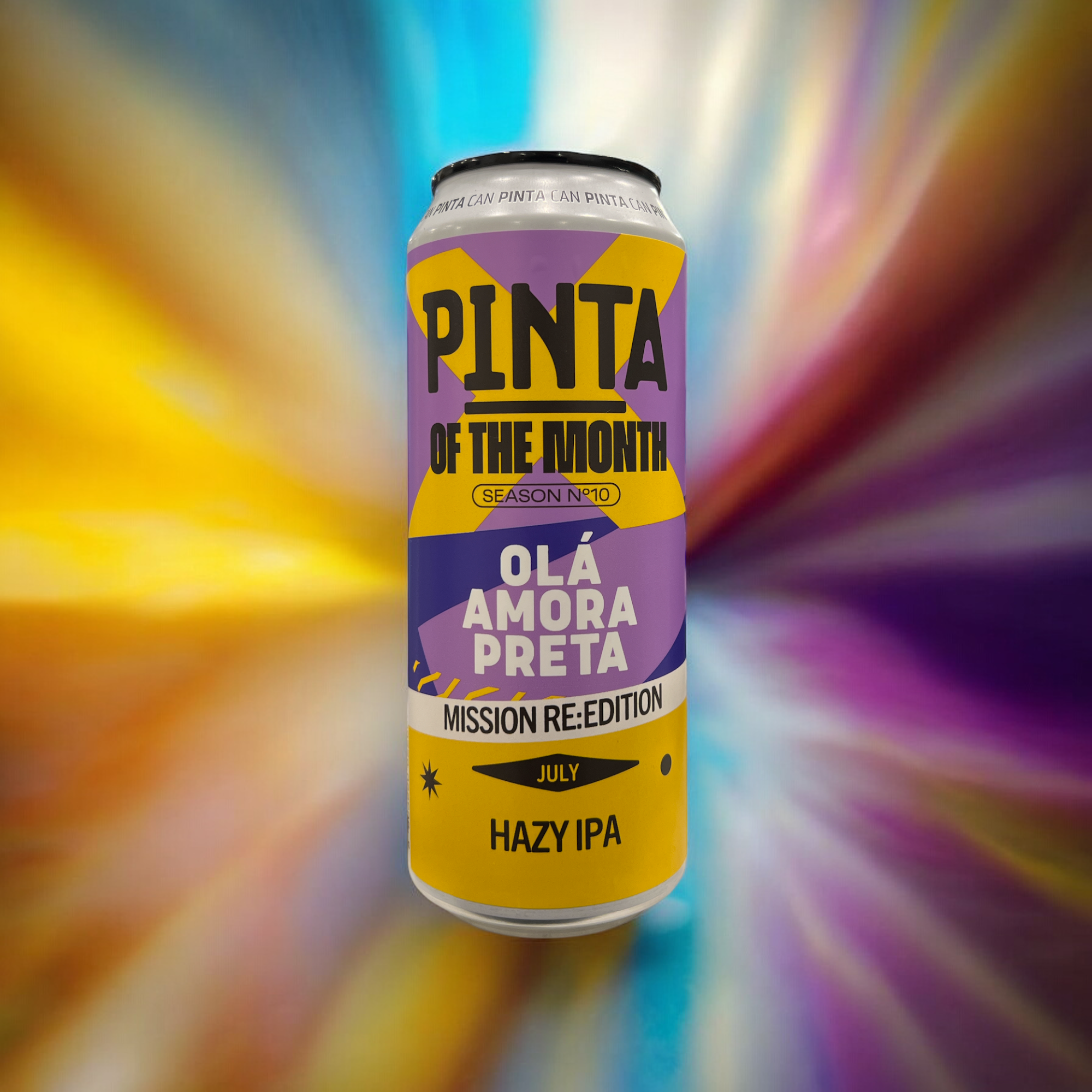 PINTA  OLA AMORA PRETA HAZY IPA 500ml - Hidden Beers