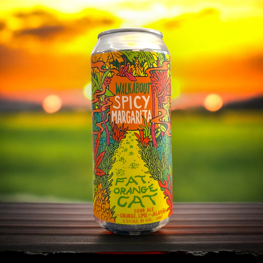 FAT ORANGE CAT WALKABOUT SPICY MARGARITA SOUR ALE LATA 473ml