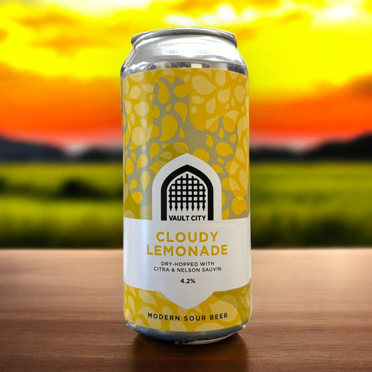VAULT CITY CLOUDY LEMONADE DRY-HOPPED WITH CITRA & NELSON SAUVIN MODERN SOUR LATA 44cl