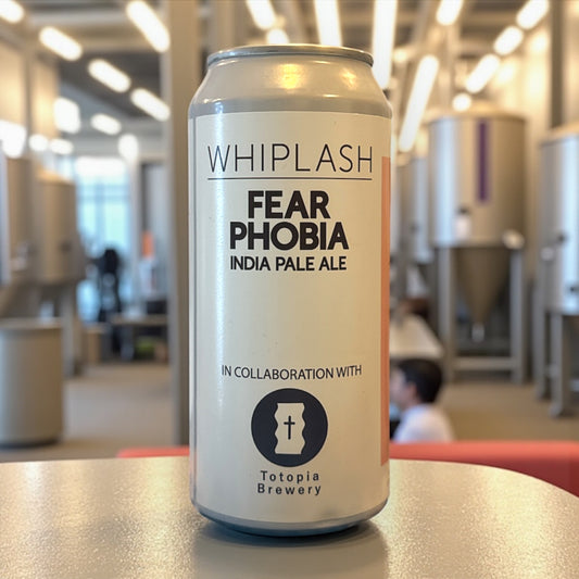 WHIPLASH w/ TOTOPIA BREWERY FEAR PHOBIA IPA LATA 440ml