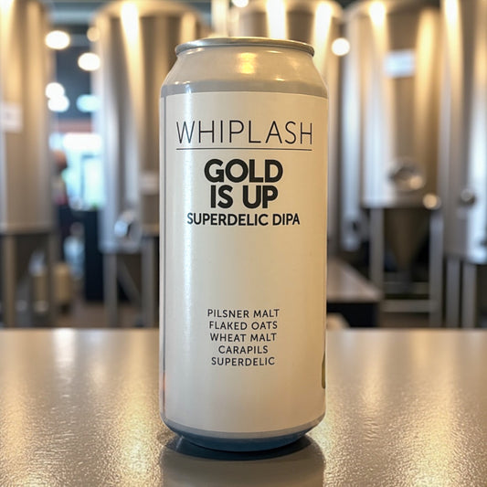 WHIPLASH GOLD IS UP SUPERDELIC DIPA LATA 440ml