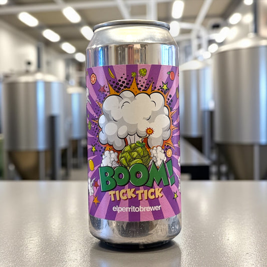 EL PERRITO BREWER BOOM! TICK TICK HAZY IPA LATA 440ml