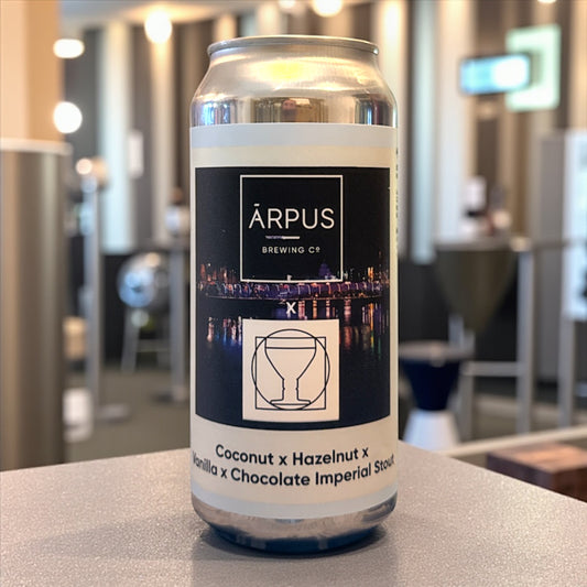 ARPUS w/ COMMONWEALTH BREWING COCONUT X HAZELNUT X VAINILLA X CHOCOLATE IMPERIAL STOUT LATA 440ml