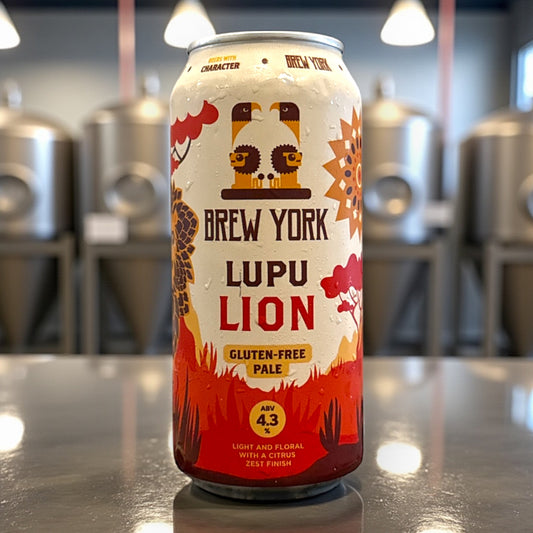 BREW YORK LUPU LION PALE GLUTEN FREE LATA 440ml