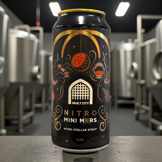 VAULT CITY NITRO MINI M*RS NITRO STELLAR STOUT LATA 440ml
