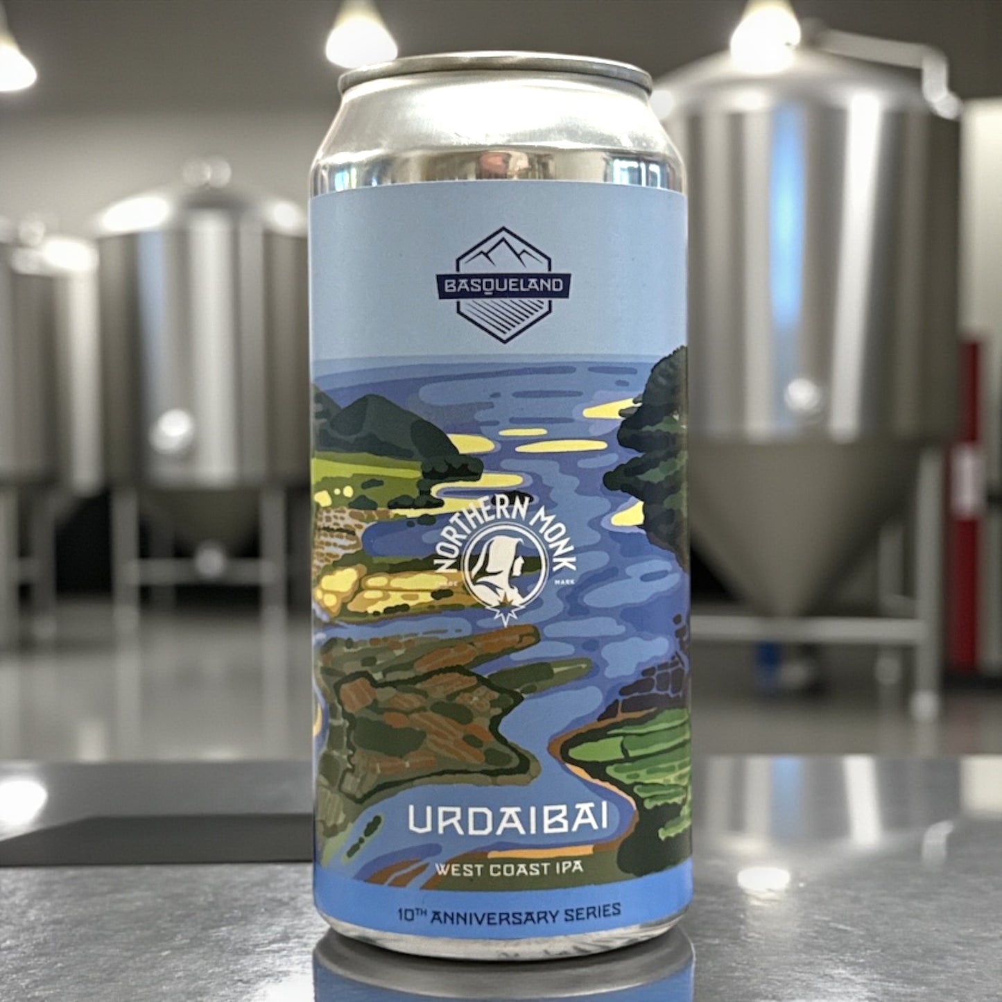 BASQUELAND w/ NORTHERN MONK BREWING URDAIBAI WEST COAST IPA LATA 440ml