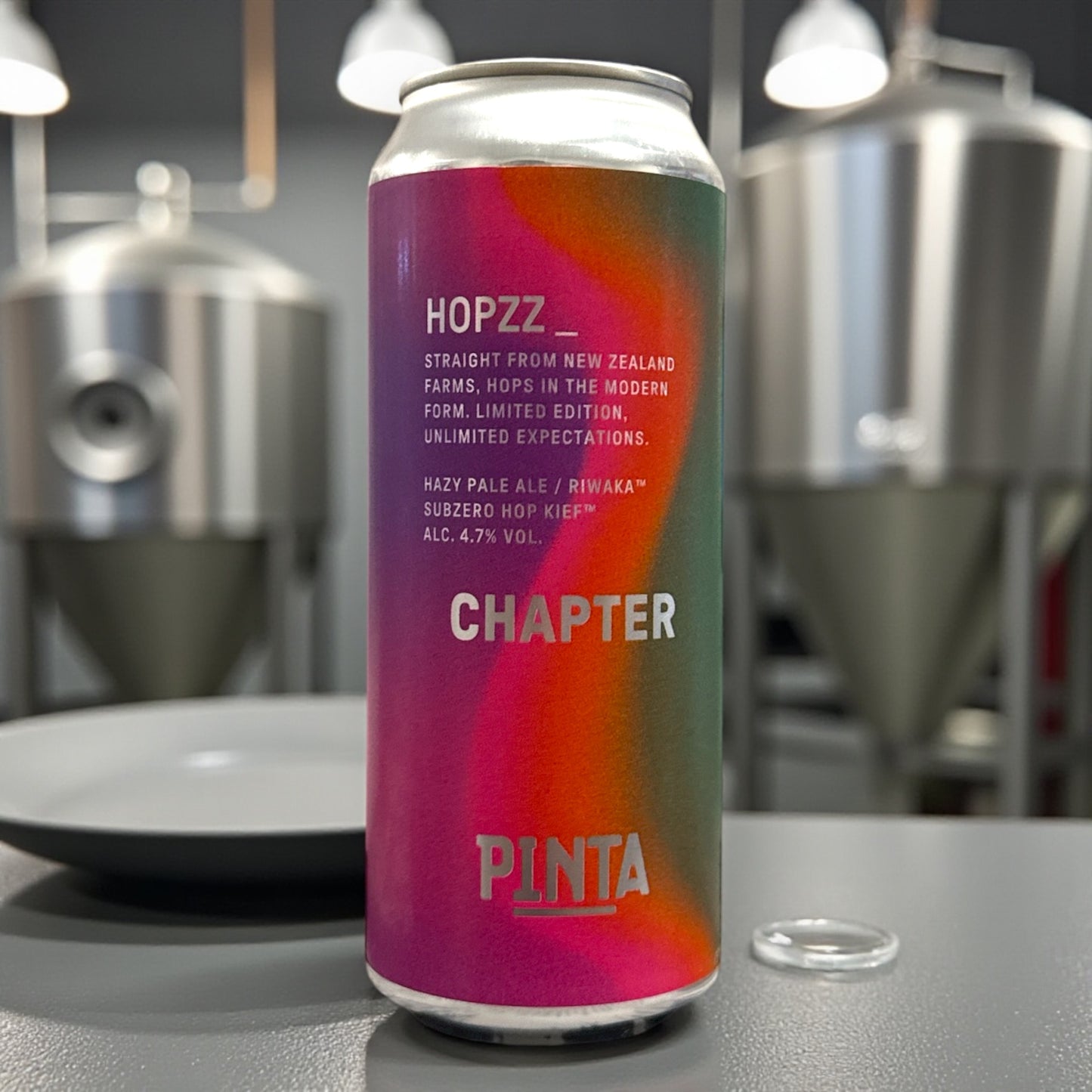 PINTA HOPZZ_ CHAPTER HAZY PALE ALE LATA 500ml