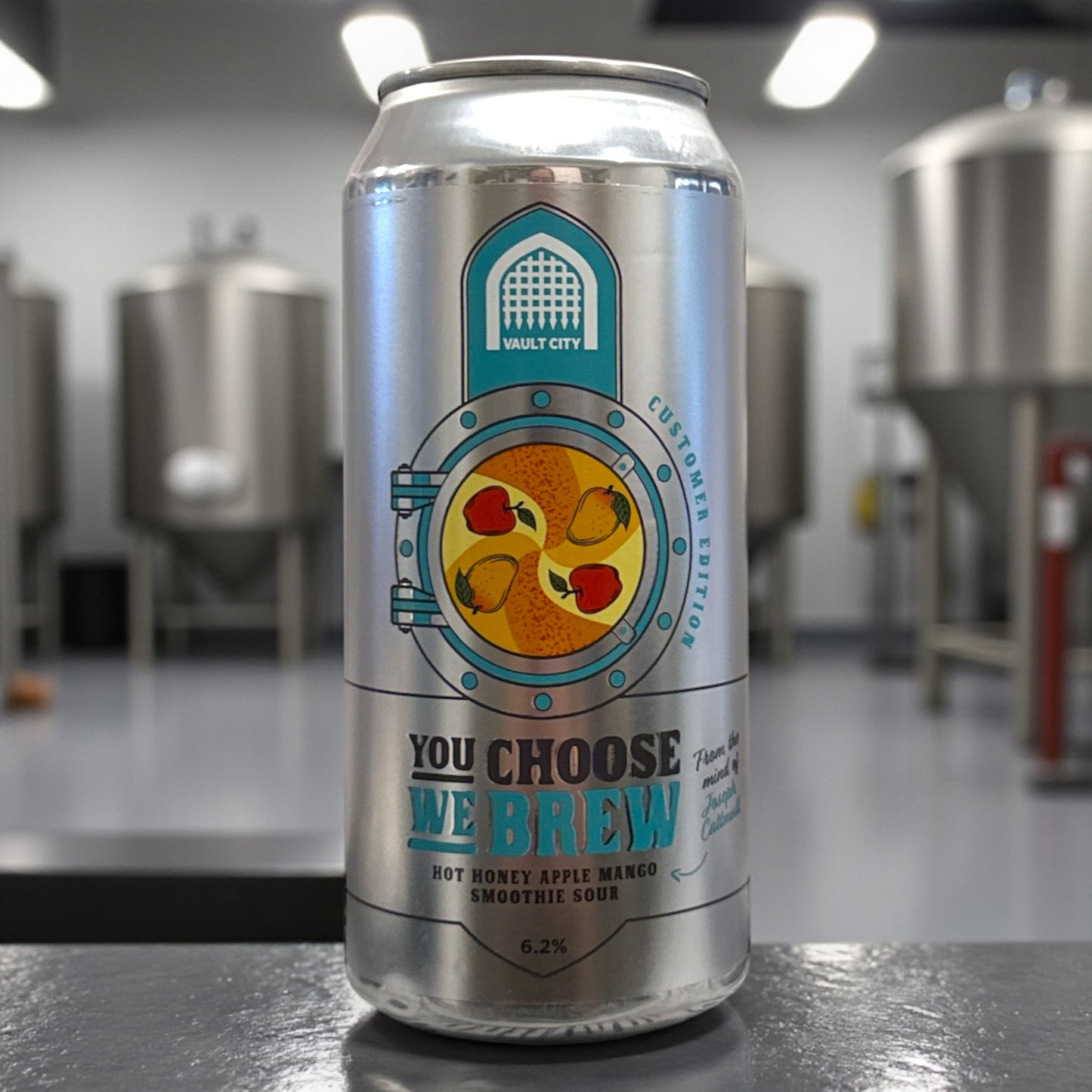 VAULT CITY YOU CHOOSE WE BREW HOT HONEY APPLE MANGO SMOOTHIE SOUR LATA 440ml