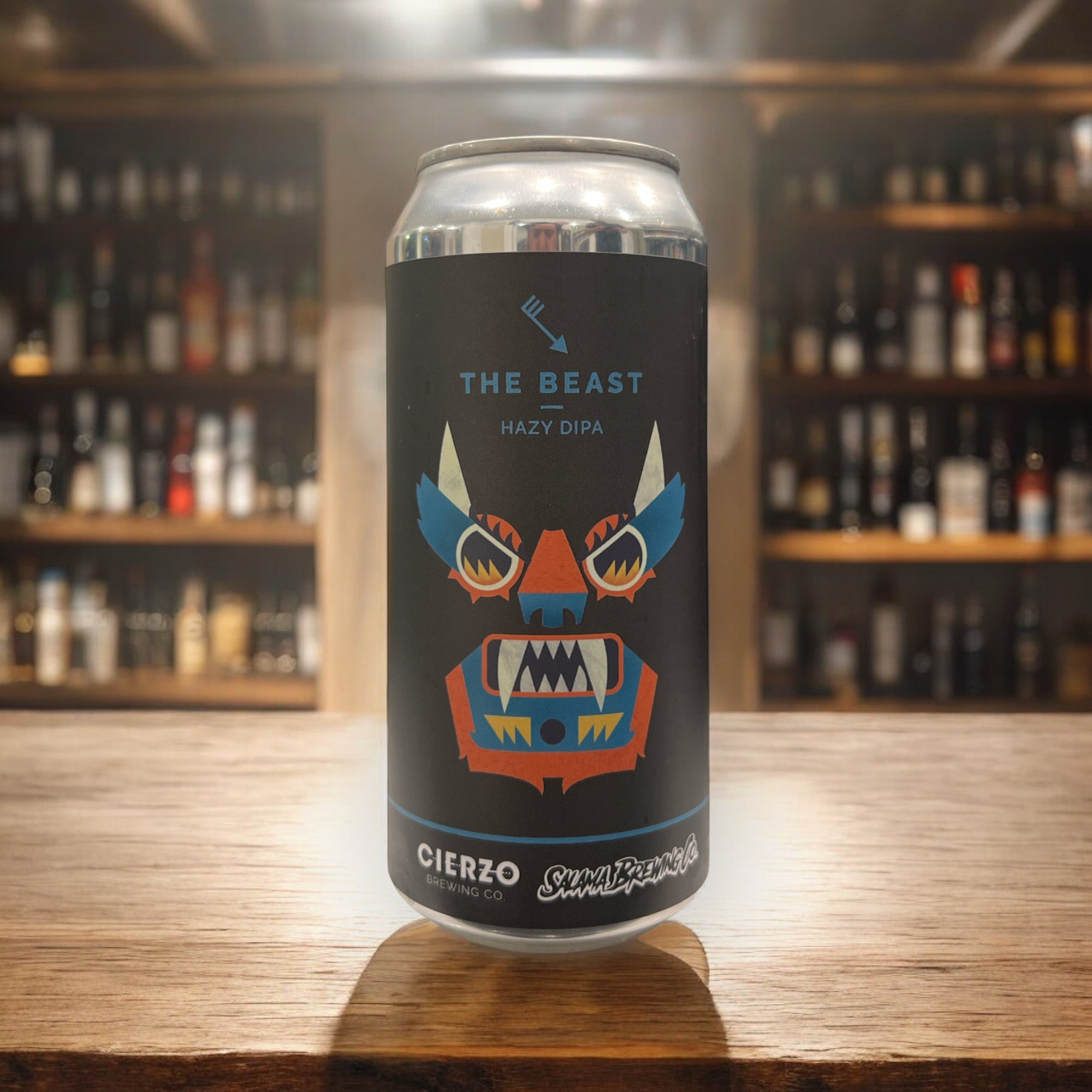 CIERZO THE BEAST HAZY IPA LATA 440 ml - Hidden Beers