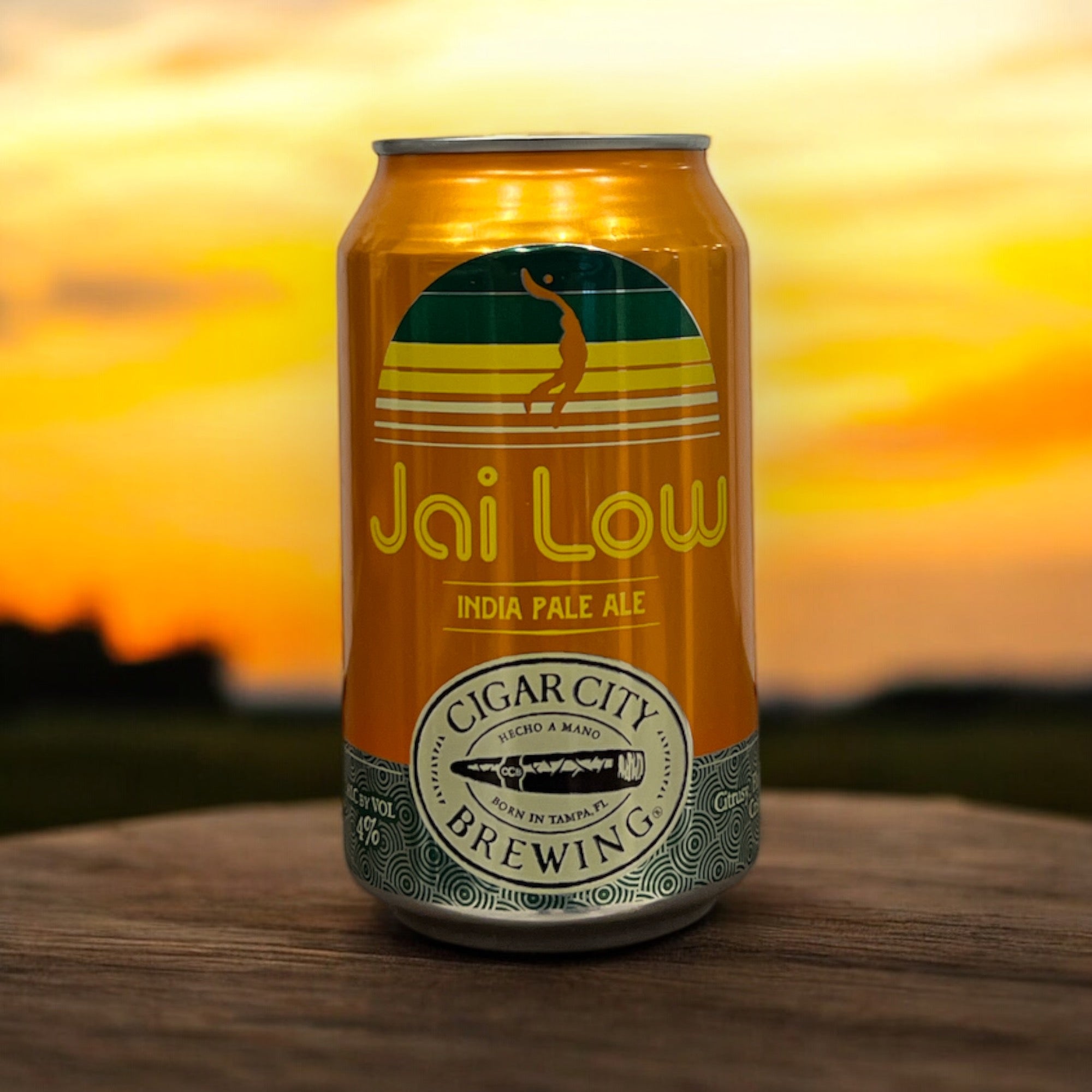 CIGAR CITY JAI LOW INDIAN PALA ALE LATA 350 ml - Hidden Beers