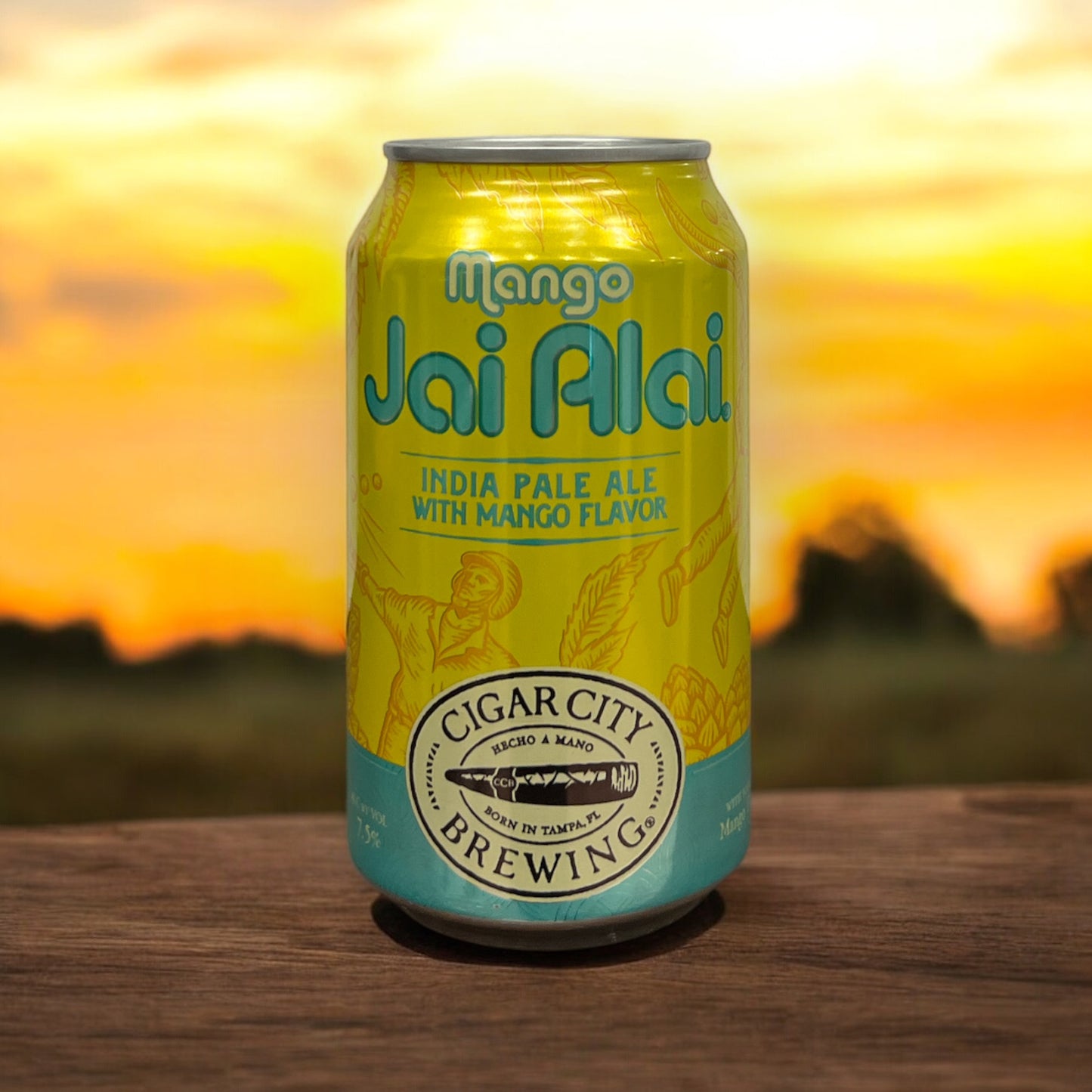 CIGAR CITY JAI ALAI IPA CON MANGO LATA 35 cl