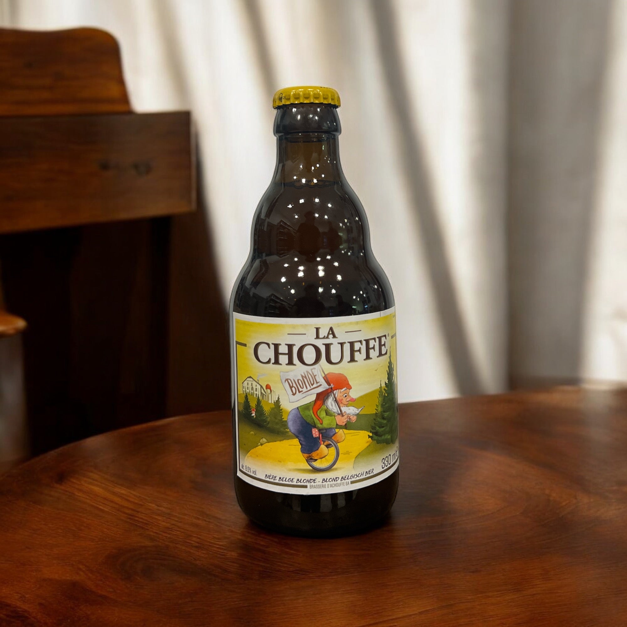 D’ACHOUFFE LA CHOUFFE BLONDE CERVEZA BELGA BOTELLA 330 ml - Hidden Beers