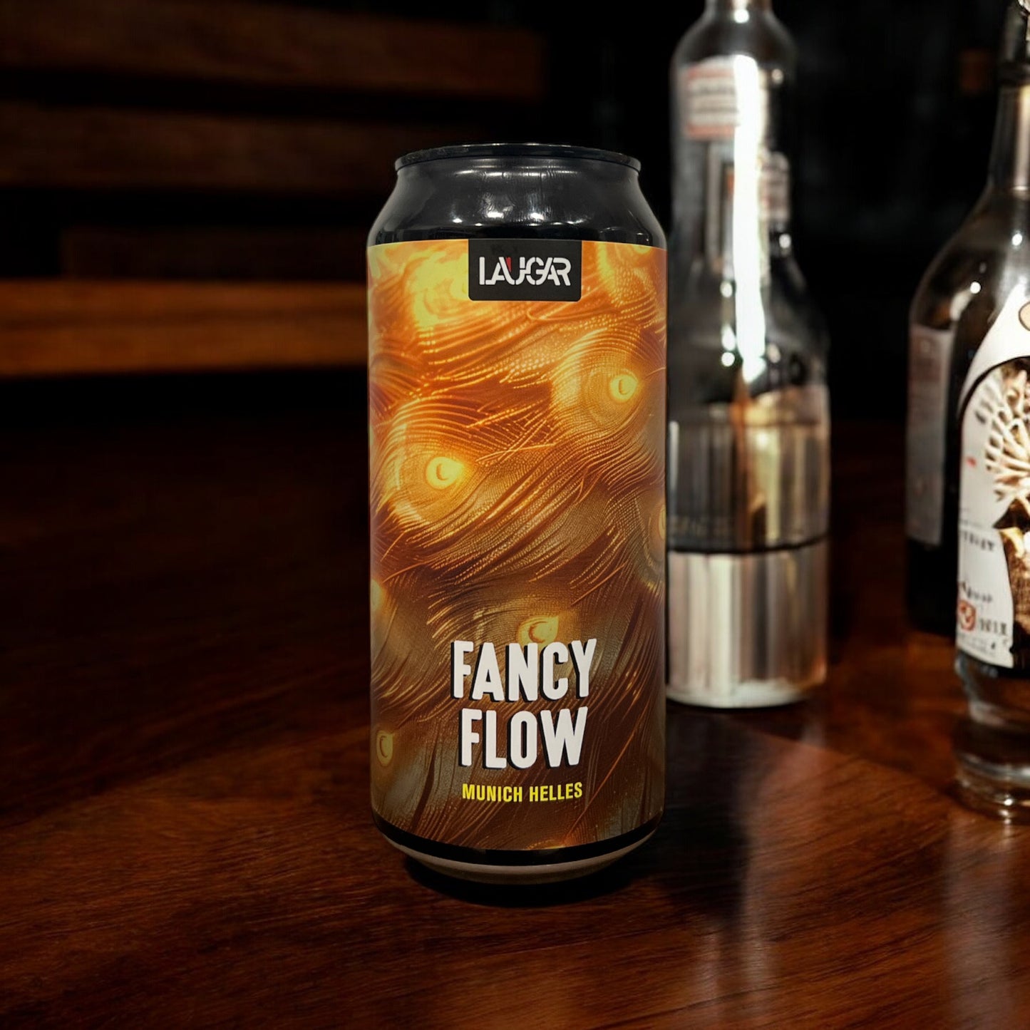 LAUGAR FANCY FLOW MÚNICH HELLES LAGER LATA 440 ml