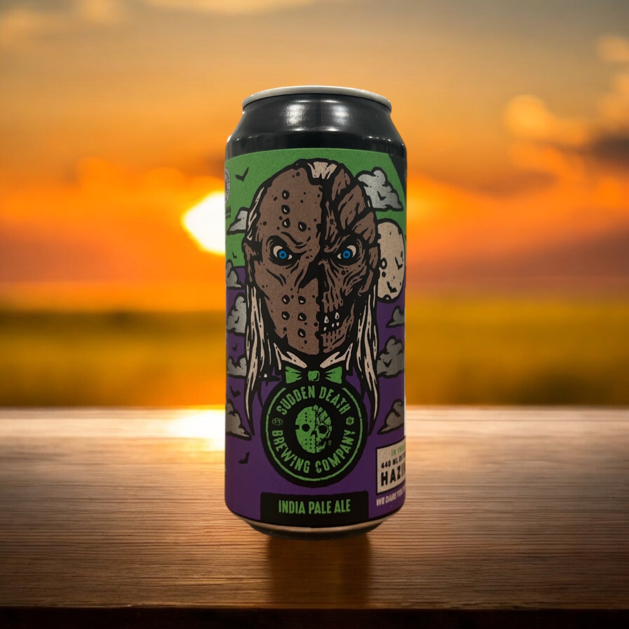 SUDDEN DEATH HAZE FROM THE CRUPT: HELL CHAMPION IPA LATA 440 ml - Hidden Beers