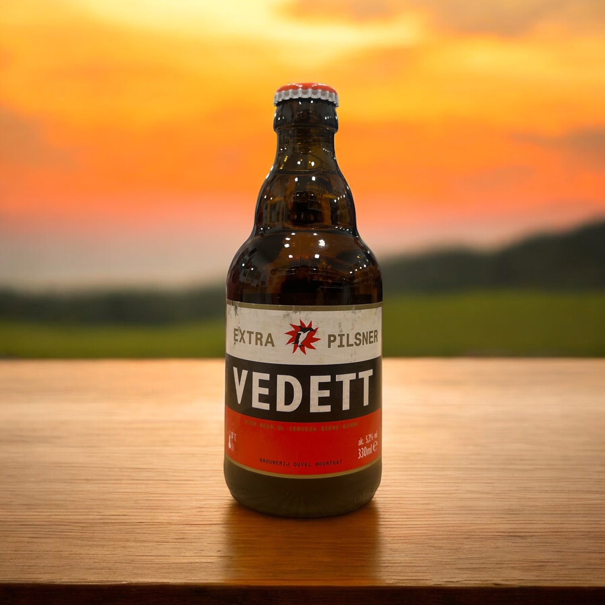 VEDETT EXTRA PILSNER CERVEZA BELGA BOTELLA 330 ml - Hidden Beers