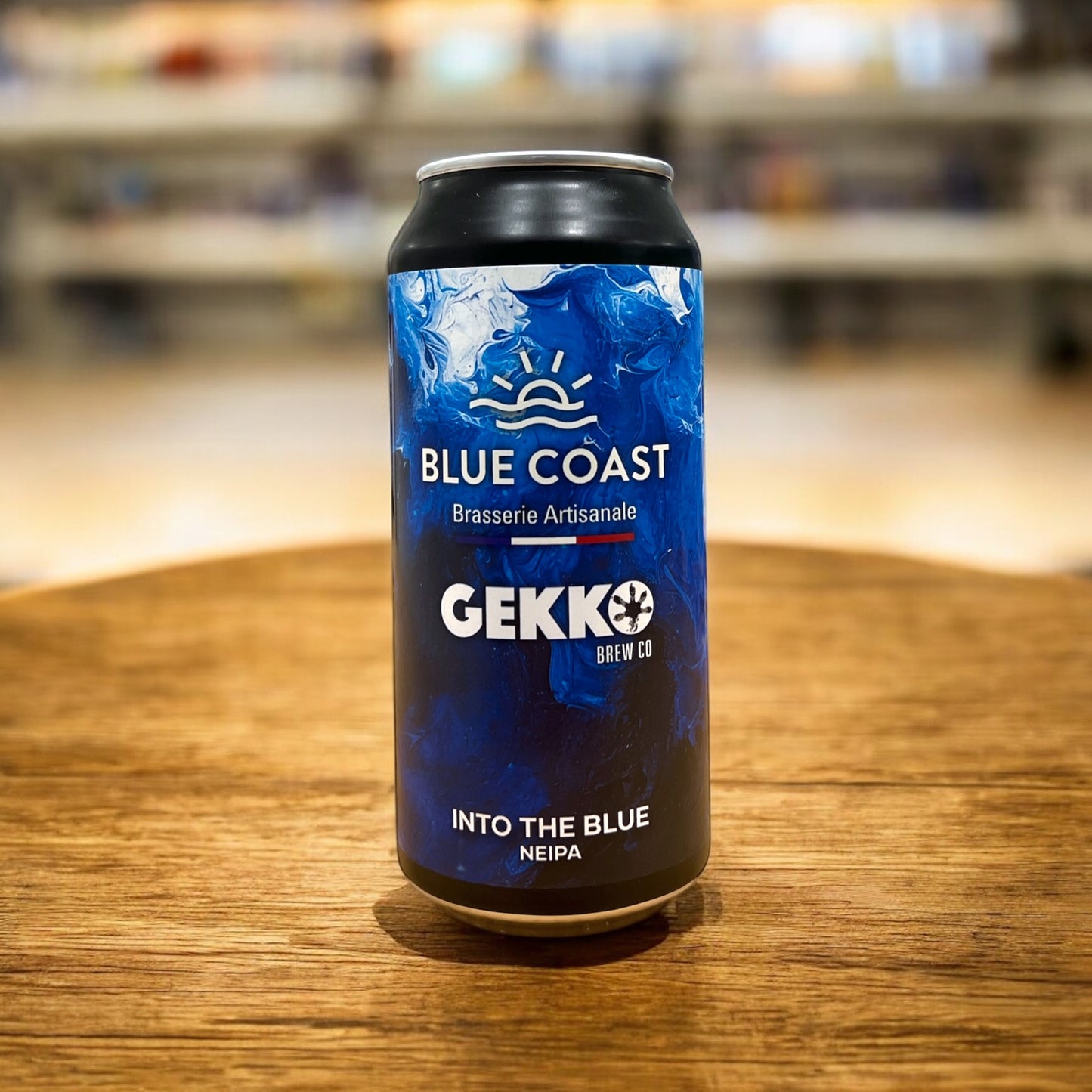 GEKKO W/ BLUE COAST INTO THE BLUE NEIPA LATA 440 ML