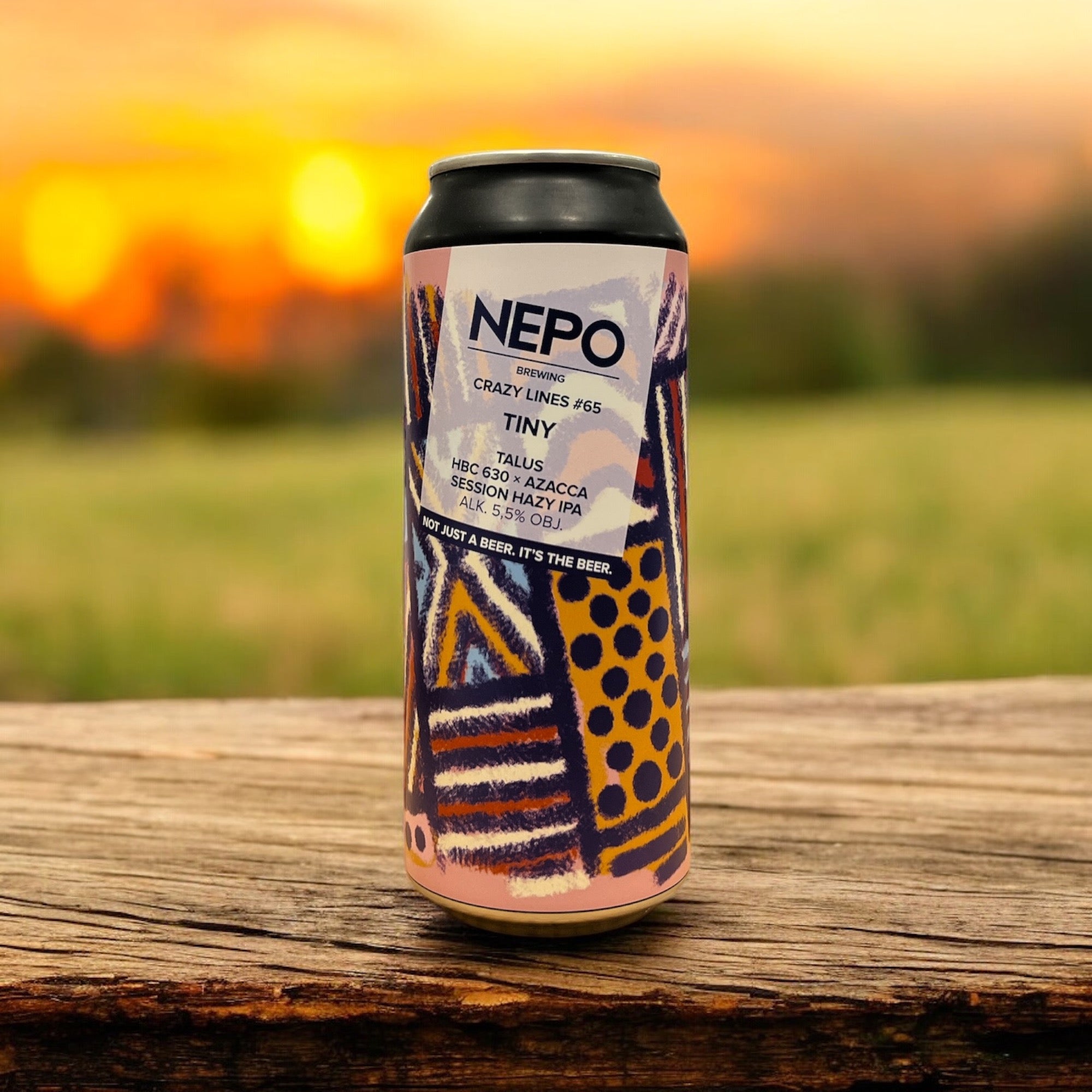 NEPO TINY SESSION HAZY IPA LATA 500 ML. - Hidden Beers