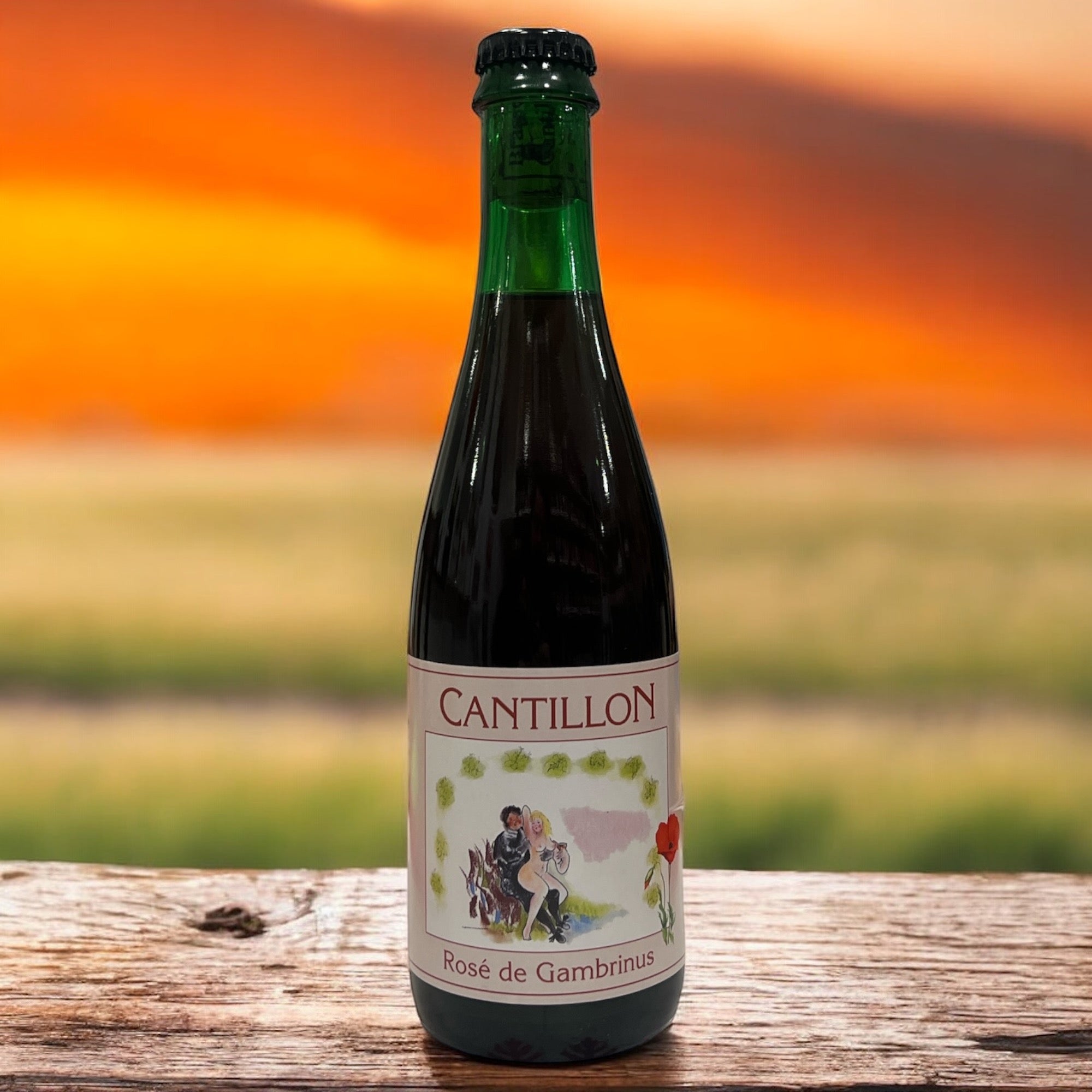 CANTILLON ROSE DE GAMBRINUS BOTELLA 375 ML. - Hidden Beers