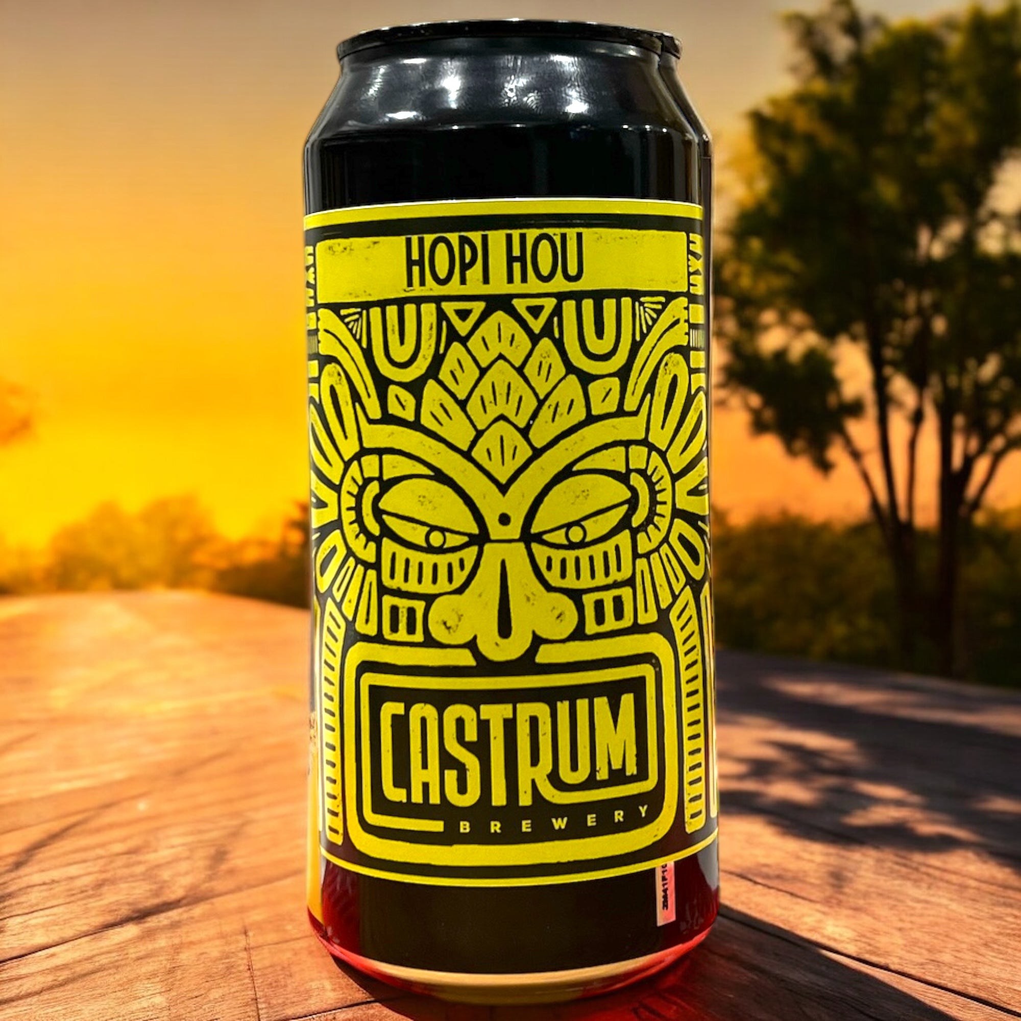 CASTRUM. HOPI HOU. NZ HAZY IPA. LATA 440 ML. - Hidden Beers